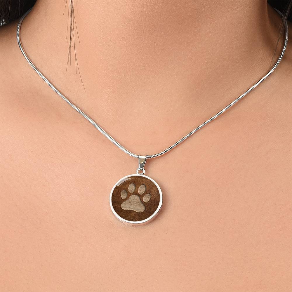 Wooden Paw Necklace - Jewelry - Epileptic Al’s Shop