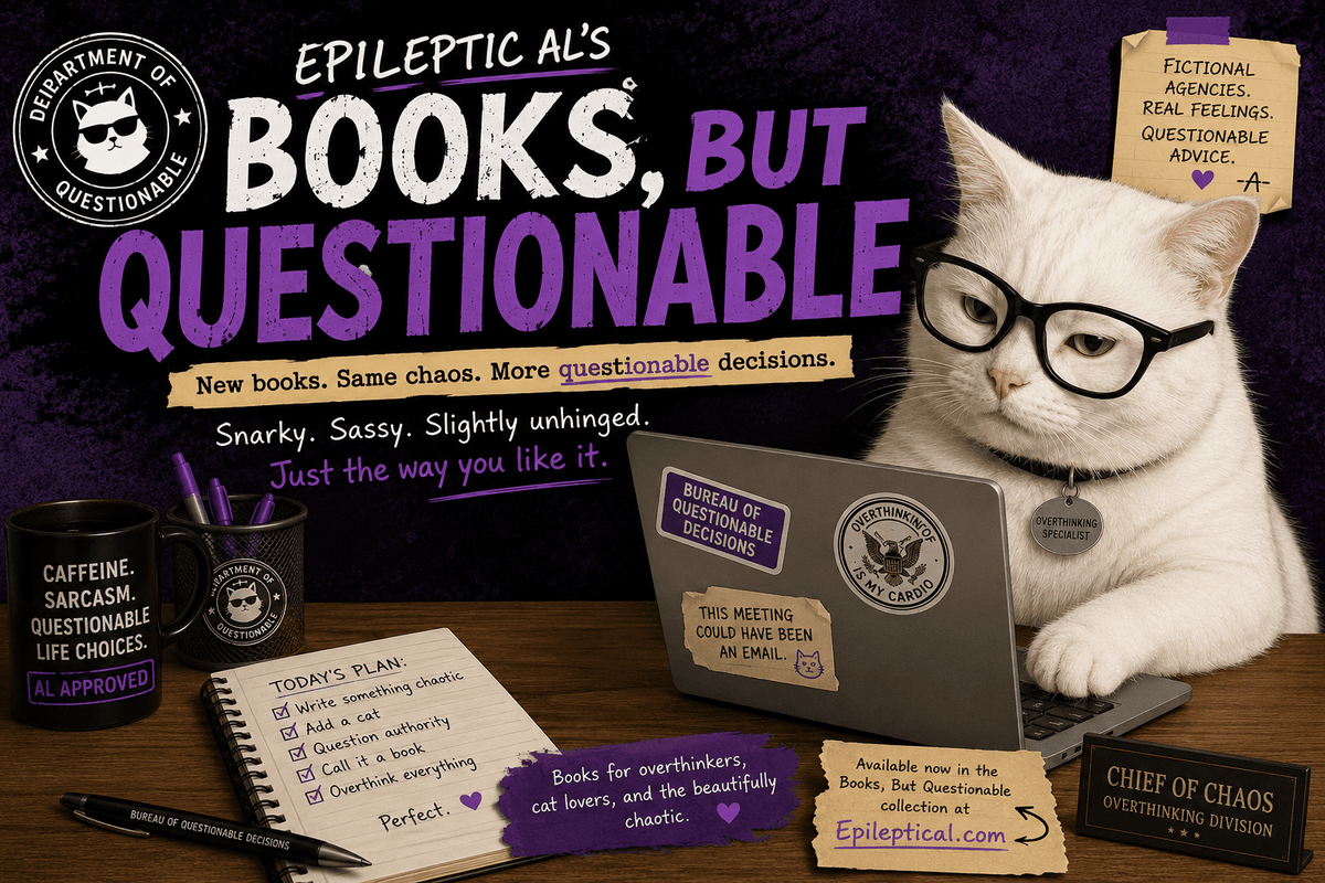 Books, But Make Them Questionable: Epileptic Al Has Entered His Author Era - EpiAl's Shop