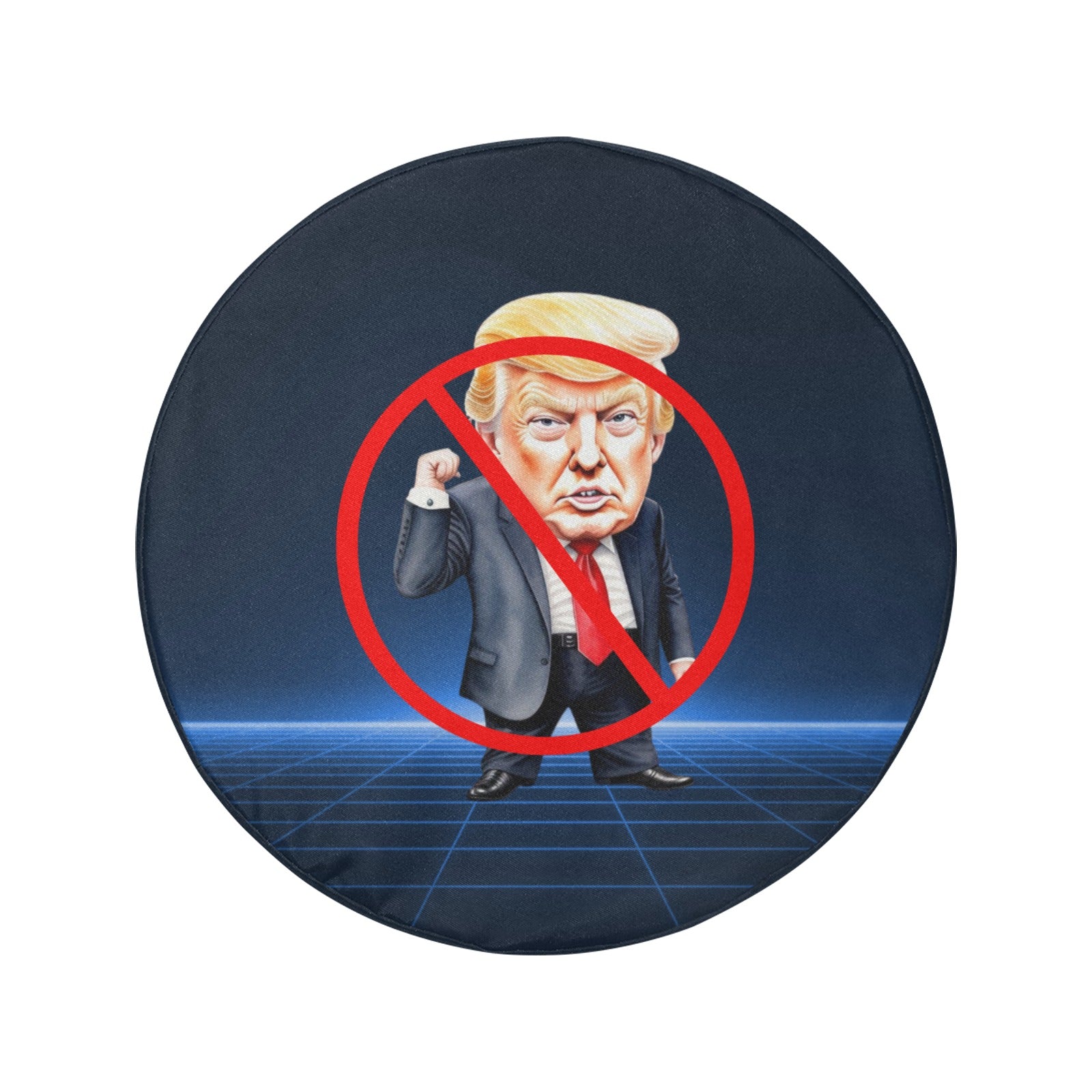 Anti-Trump Spare Tire Cover (Large)(17")