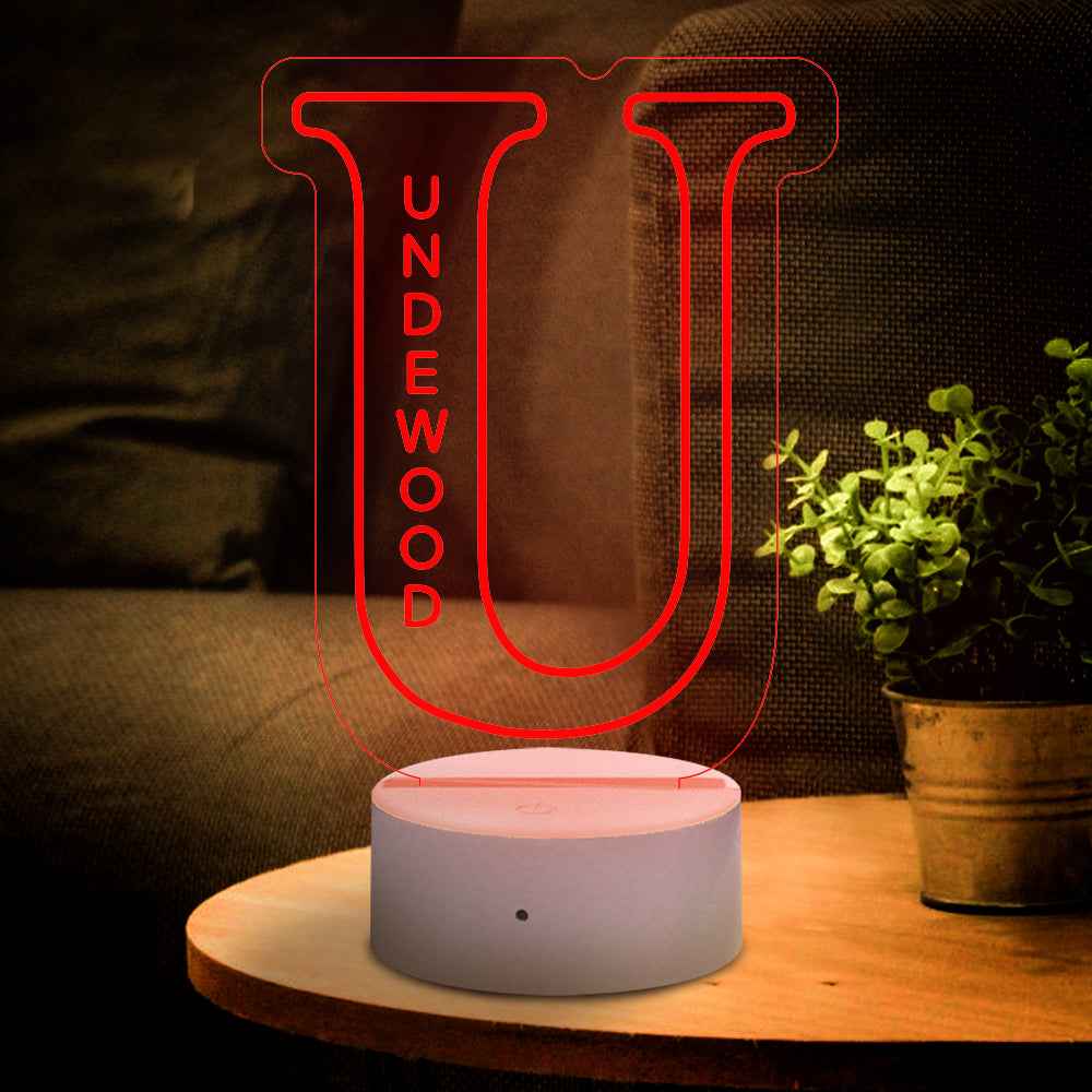 LED A–Z Personalized Lamp | “Yes, It’s Your Name. Obviously.”