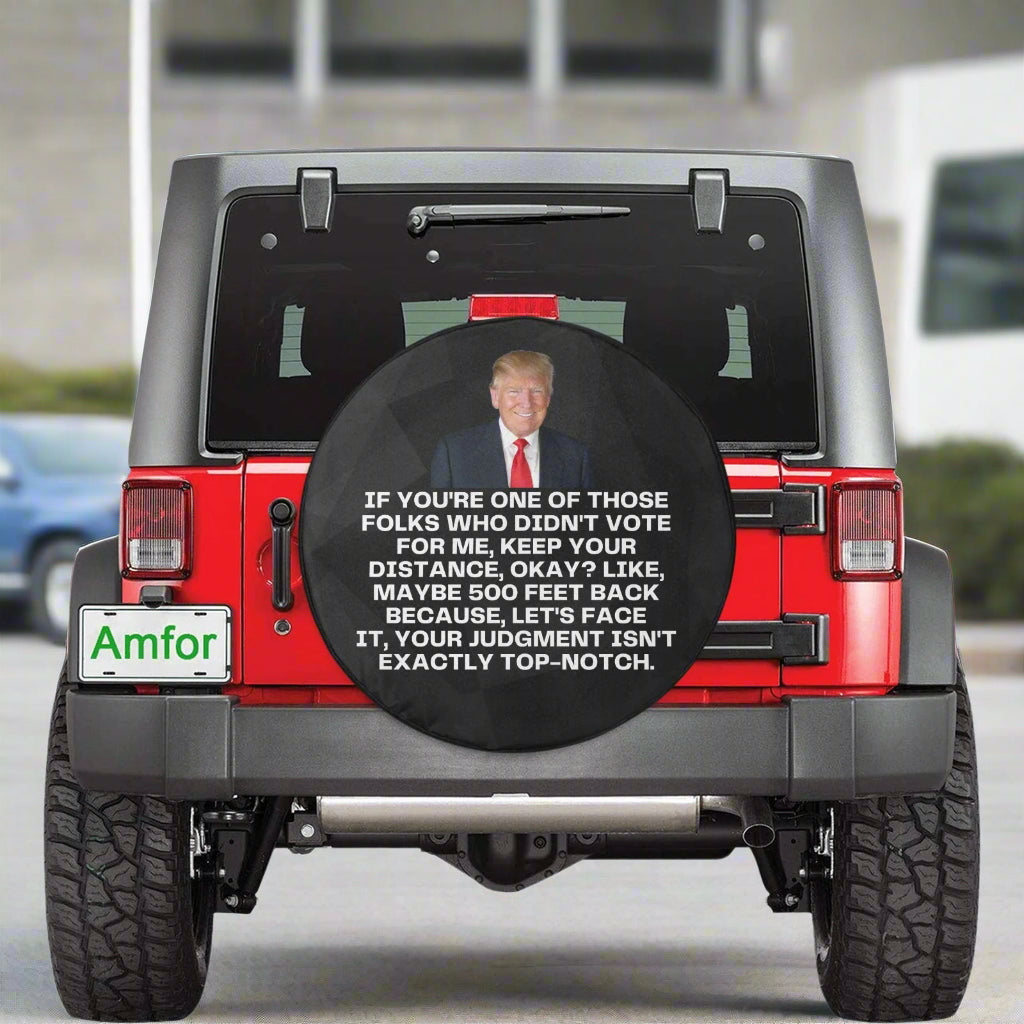 Trump 500 Feet Spare Tire Cover (Medium)(16")
