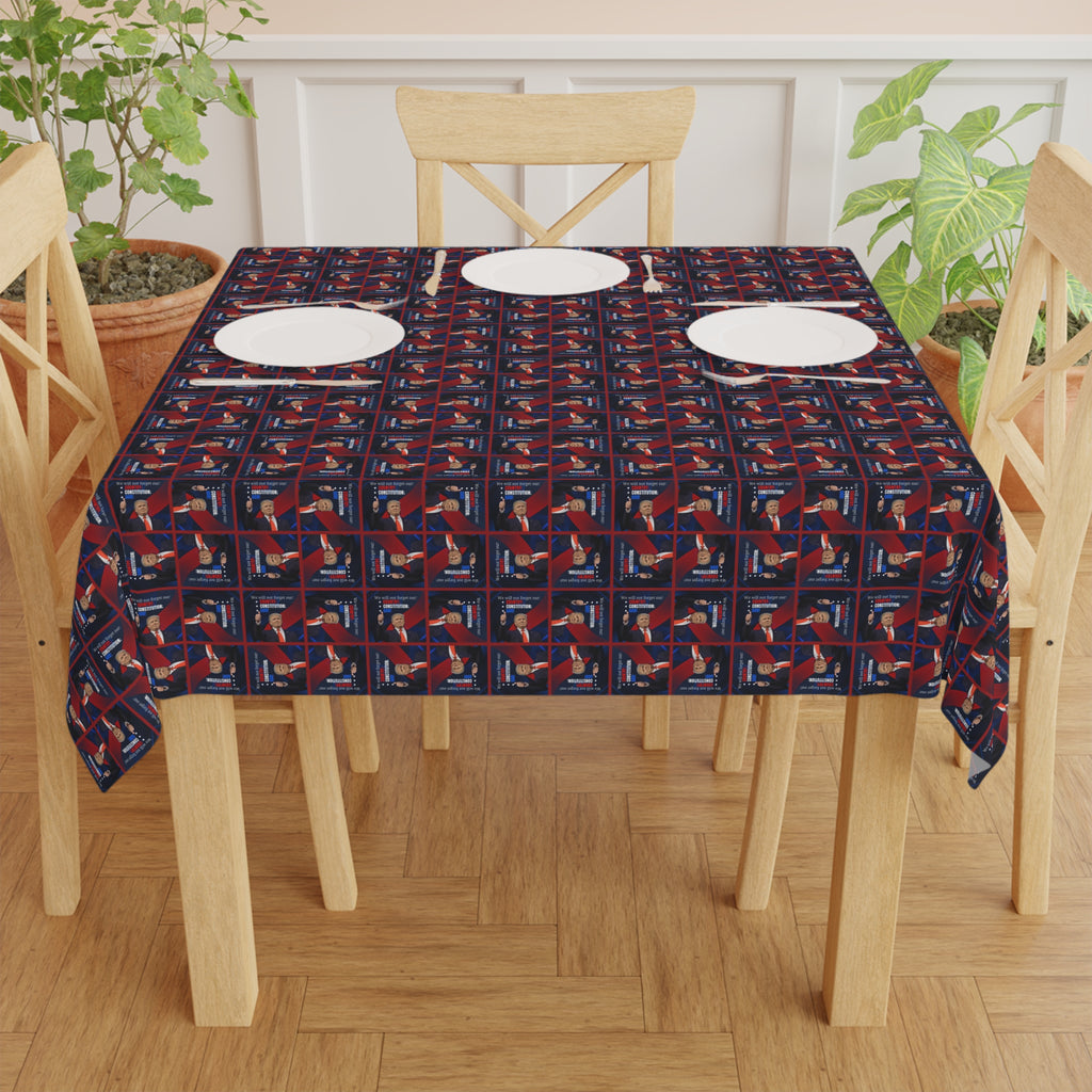 Trump Country Constitution God Tablecloth