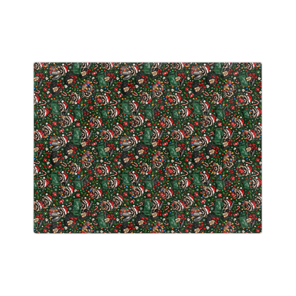 Jimothy’s Merry Trashmas Velveteen Plush Blanket