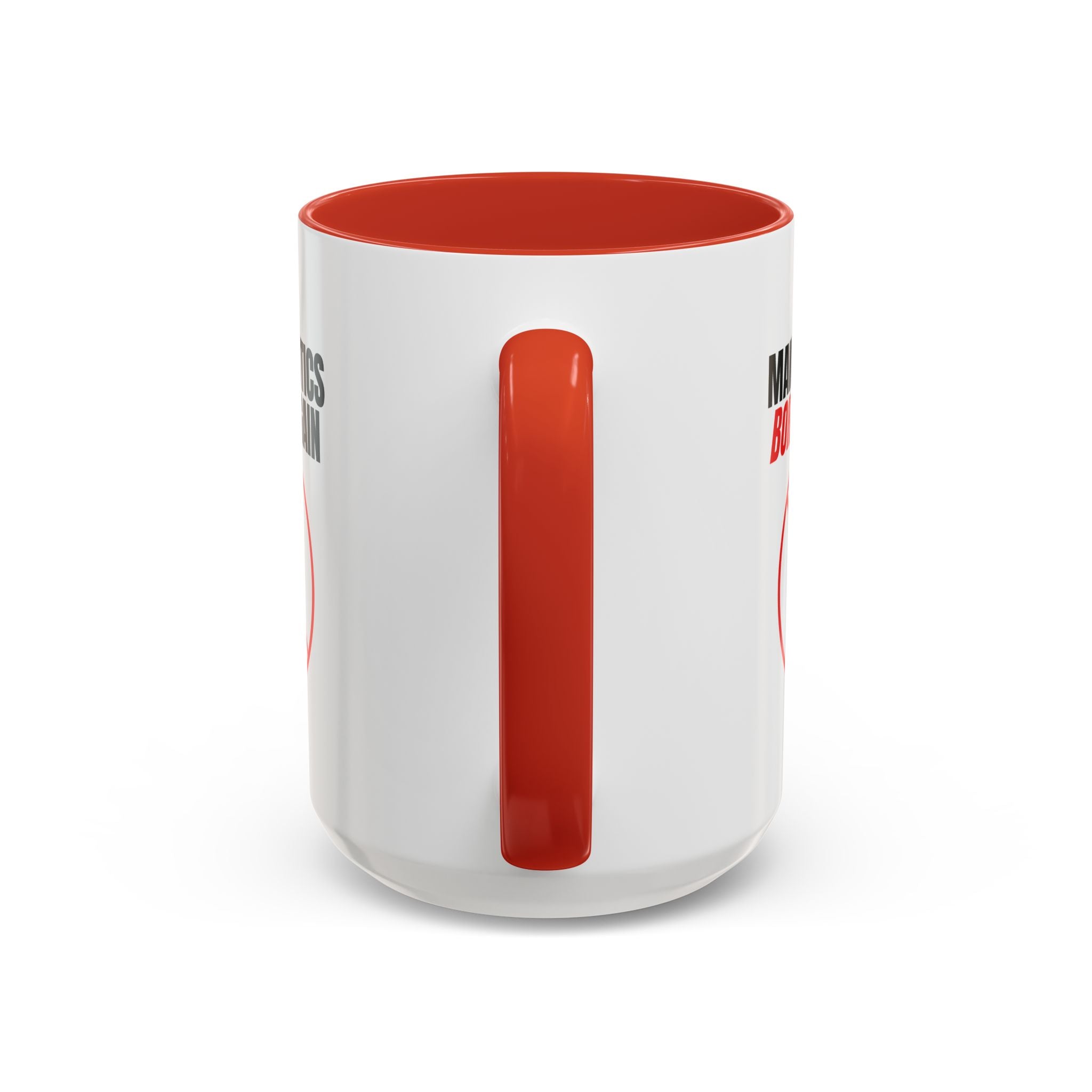 “Make Politics Boring Again” Parody Mug – Two-Tone Ceramic Coffee Cup