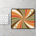 Photo depicting the ​Swirly Retro Paw Design Gaming Mouse Pad from EpiAl's Shop.