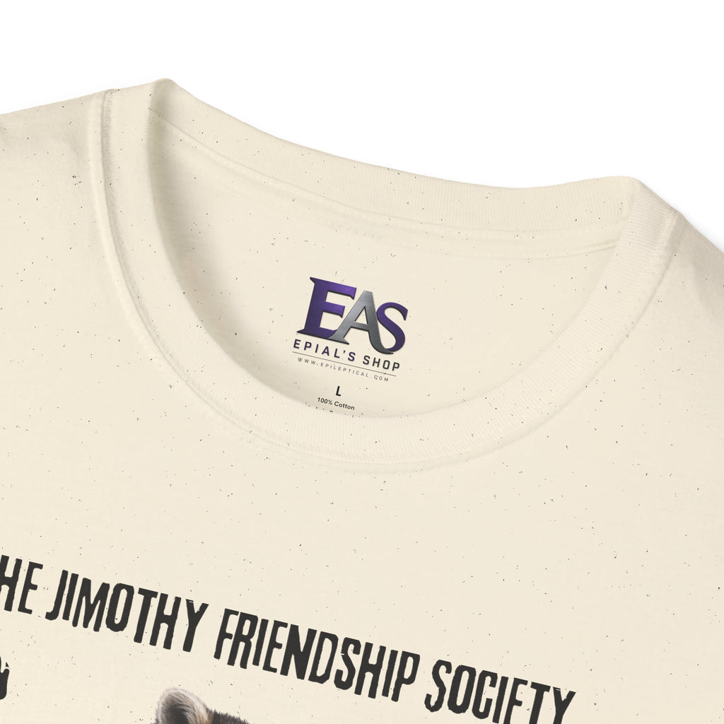 The Jimothy Friendship Society T-Shirt | Raccoon and Kitten Tee