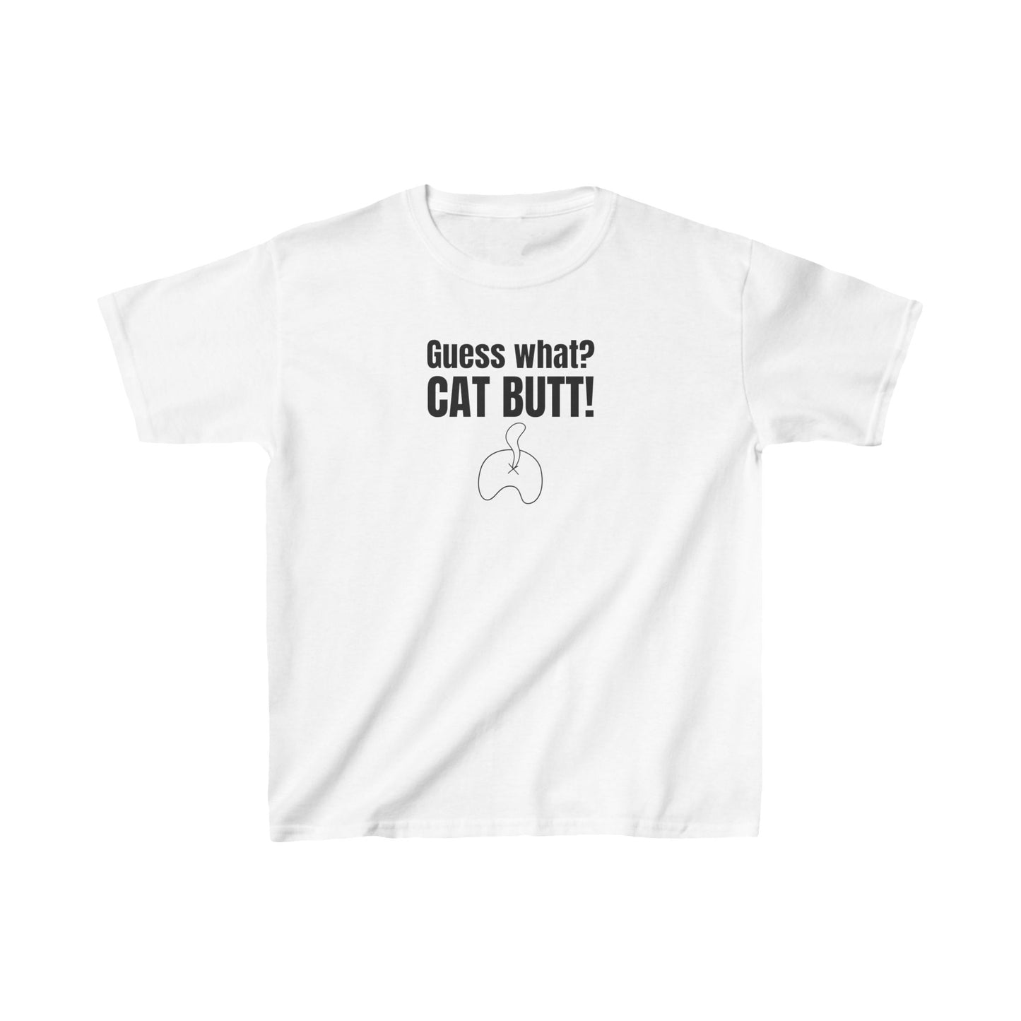 Guess What? Cat Butt! Kids Heavy Cotton™ Tee