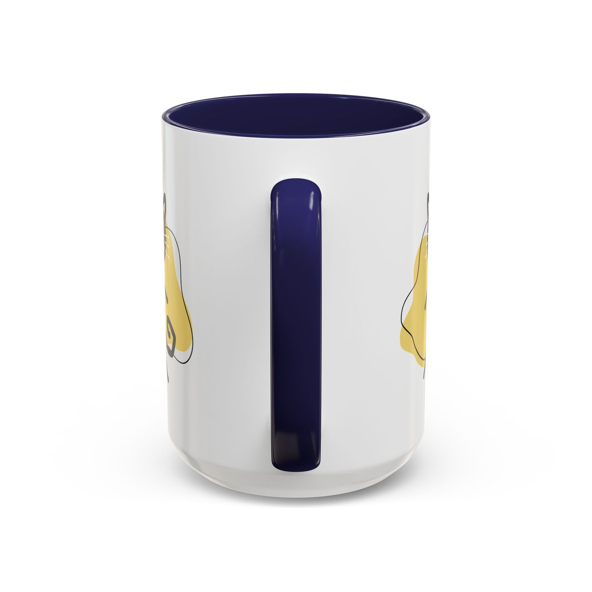 Playful Cat Accent Coffee Mug - 11oz & 15oz