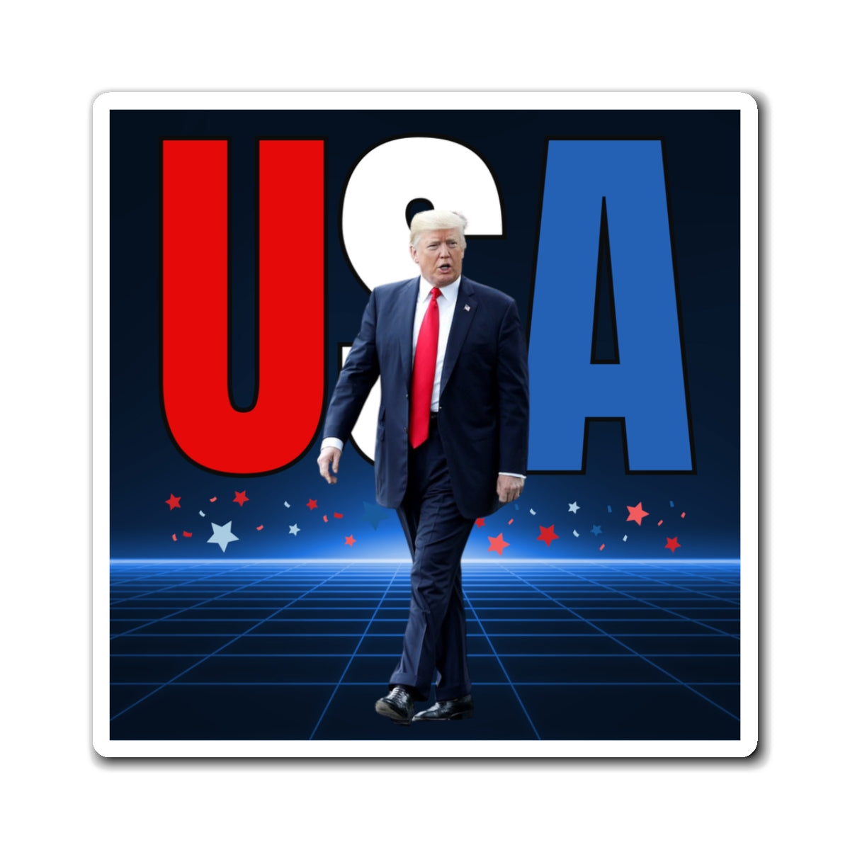 USA Themed Magnetic Decor for Patriotic Spirits