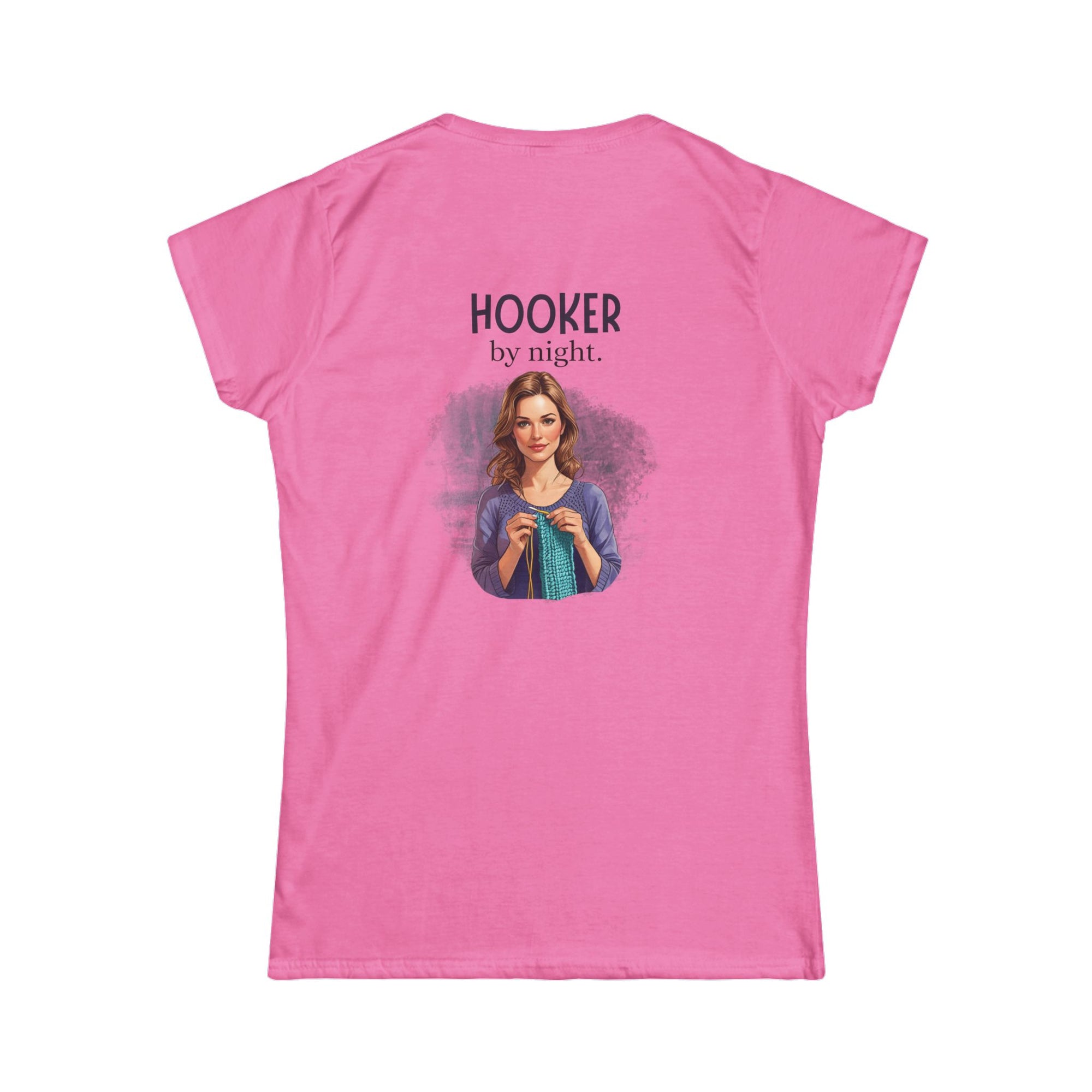 Cat Lady by Day, Hooker by Night Softstyle Tee