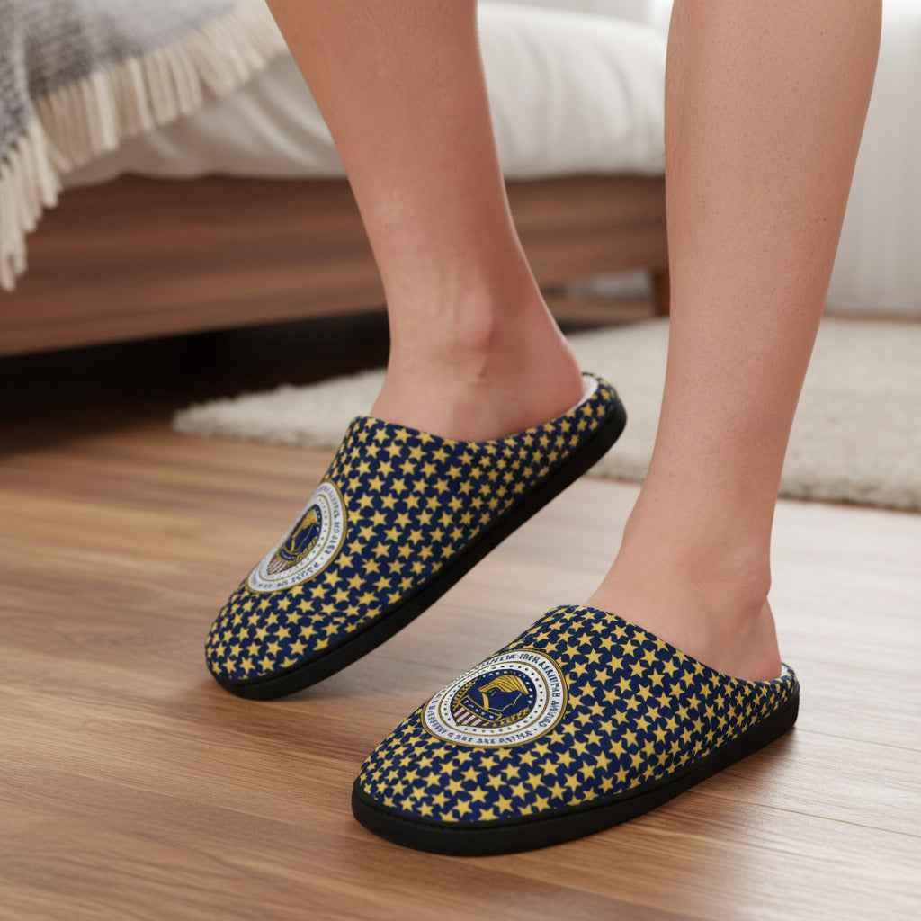 Men's U.S. Bureau of Sock & Slipper Affairs Slippers – Faux Seal House Shoes