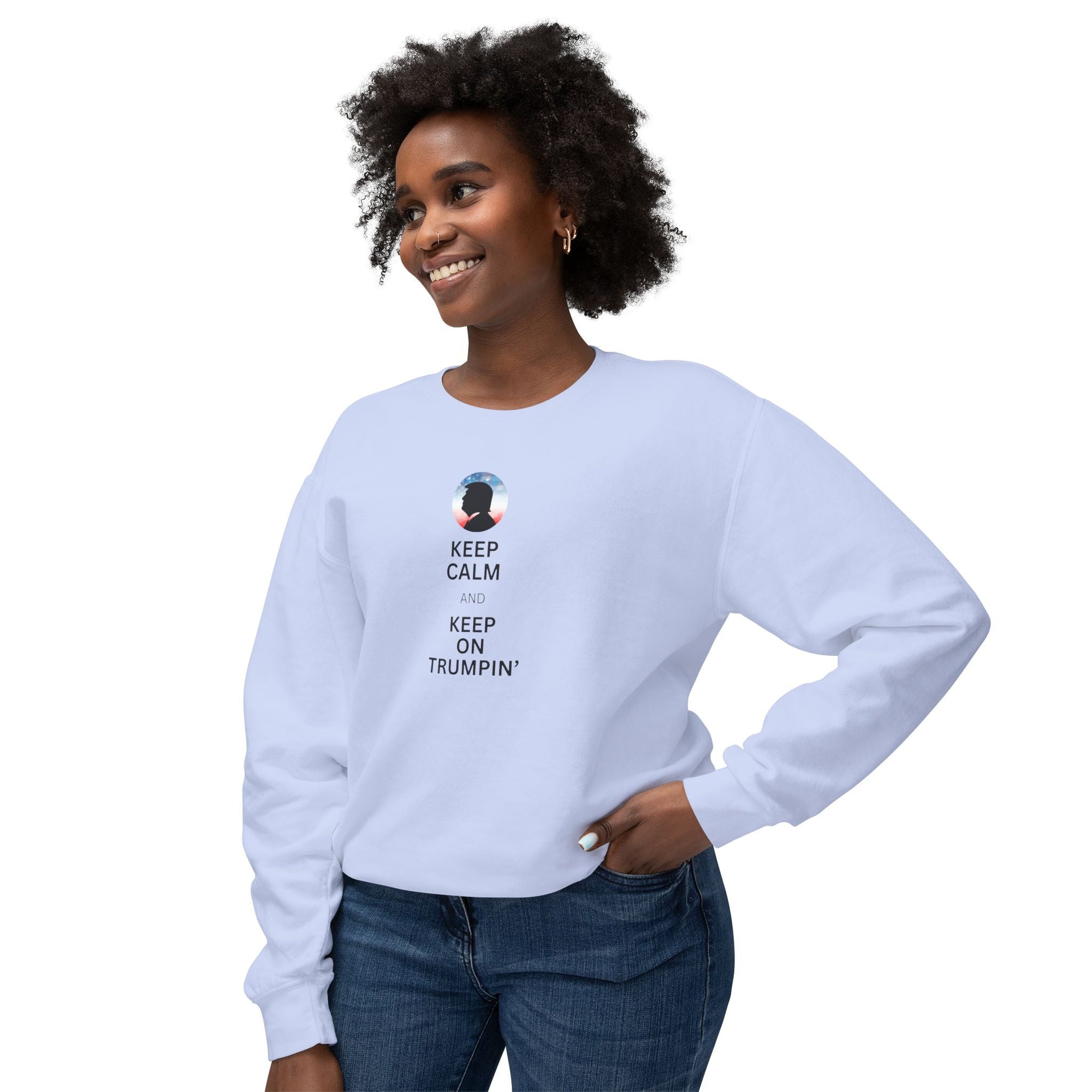 Keep Calm and Keep on Trumpin' Unisex Crewneck Sweatshirt Printify