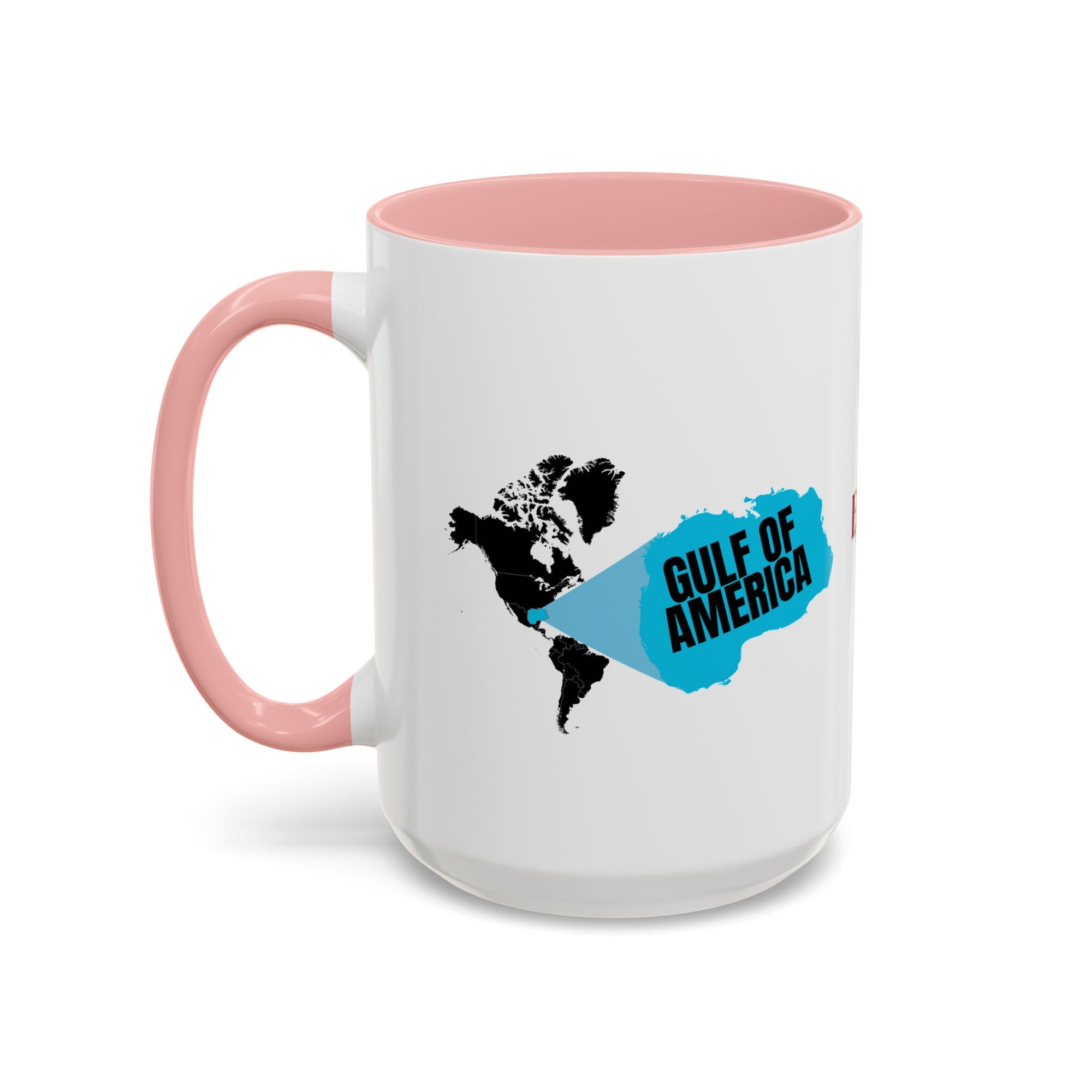 American Gulf Map Accent Coffee Mug