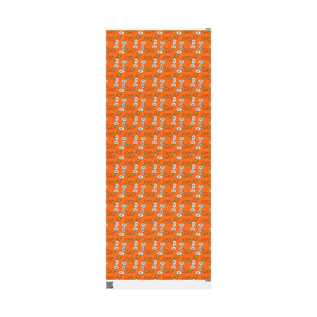 “Styled for Success” Parody Gift Wrap – Blonde Whoosh & Gold Stars