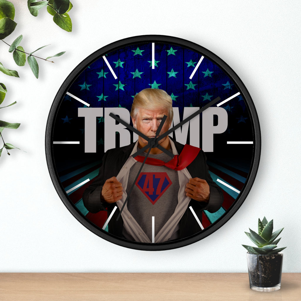 Trump 47 Wall Clock