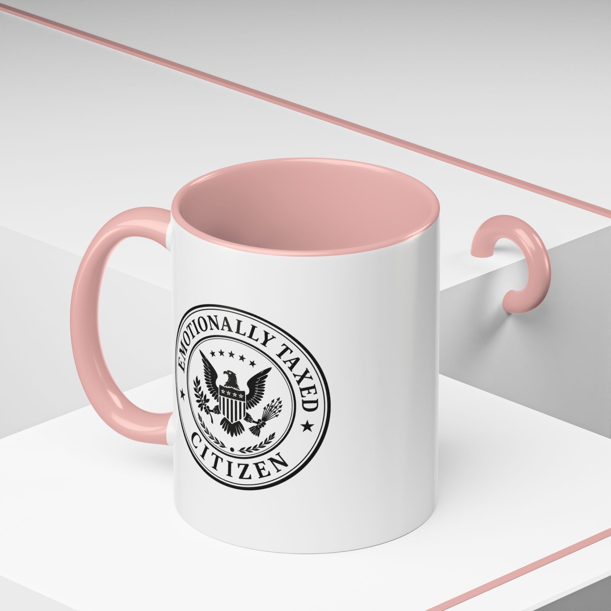 Emotionally Taxed Citizen Accent Mug | Existential Office Mug