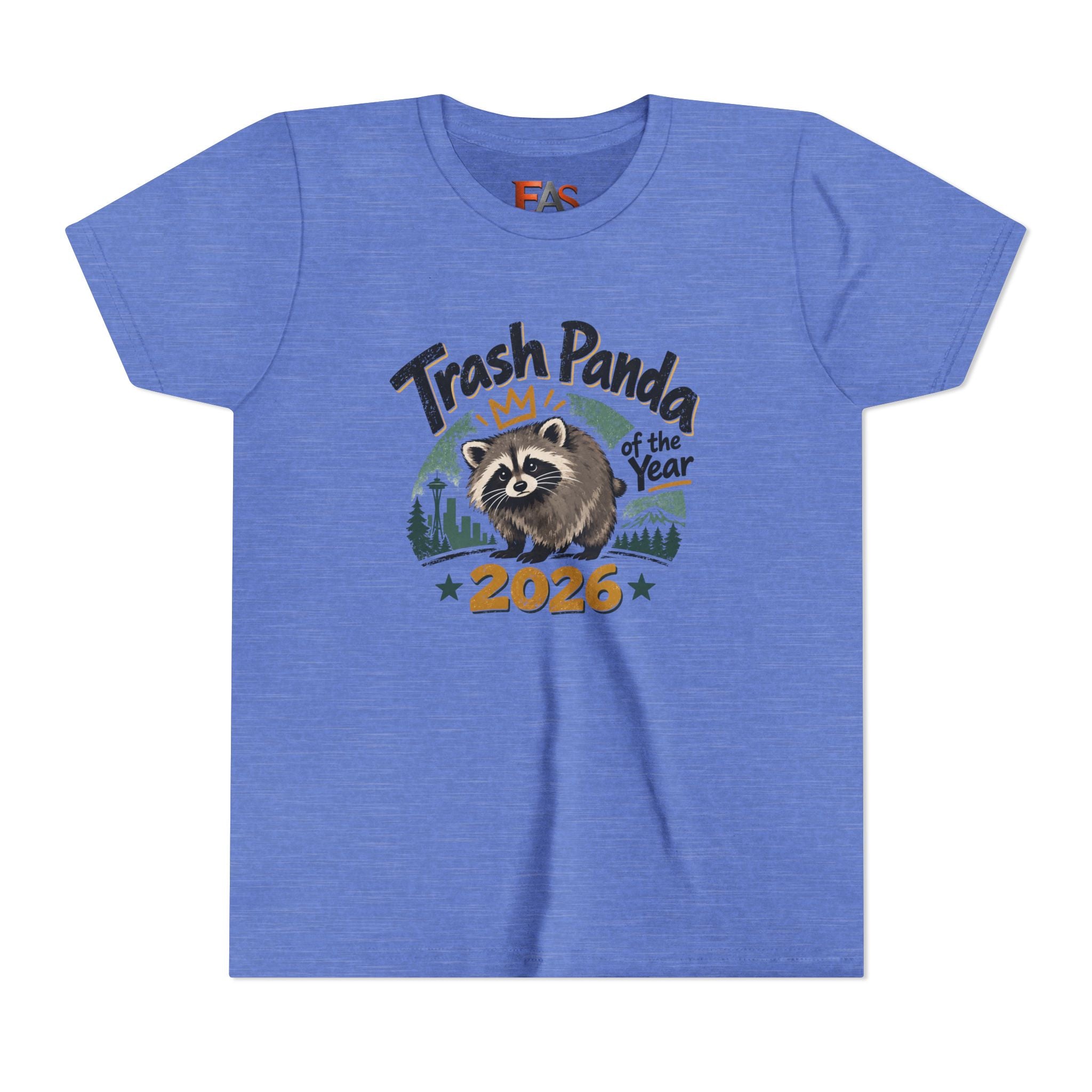 Trash Panda of the Year 2026 Youth T-Shirt | Jimothy-Inspired Raccoon Tee