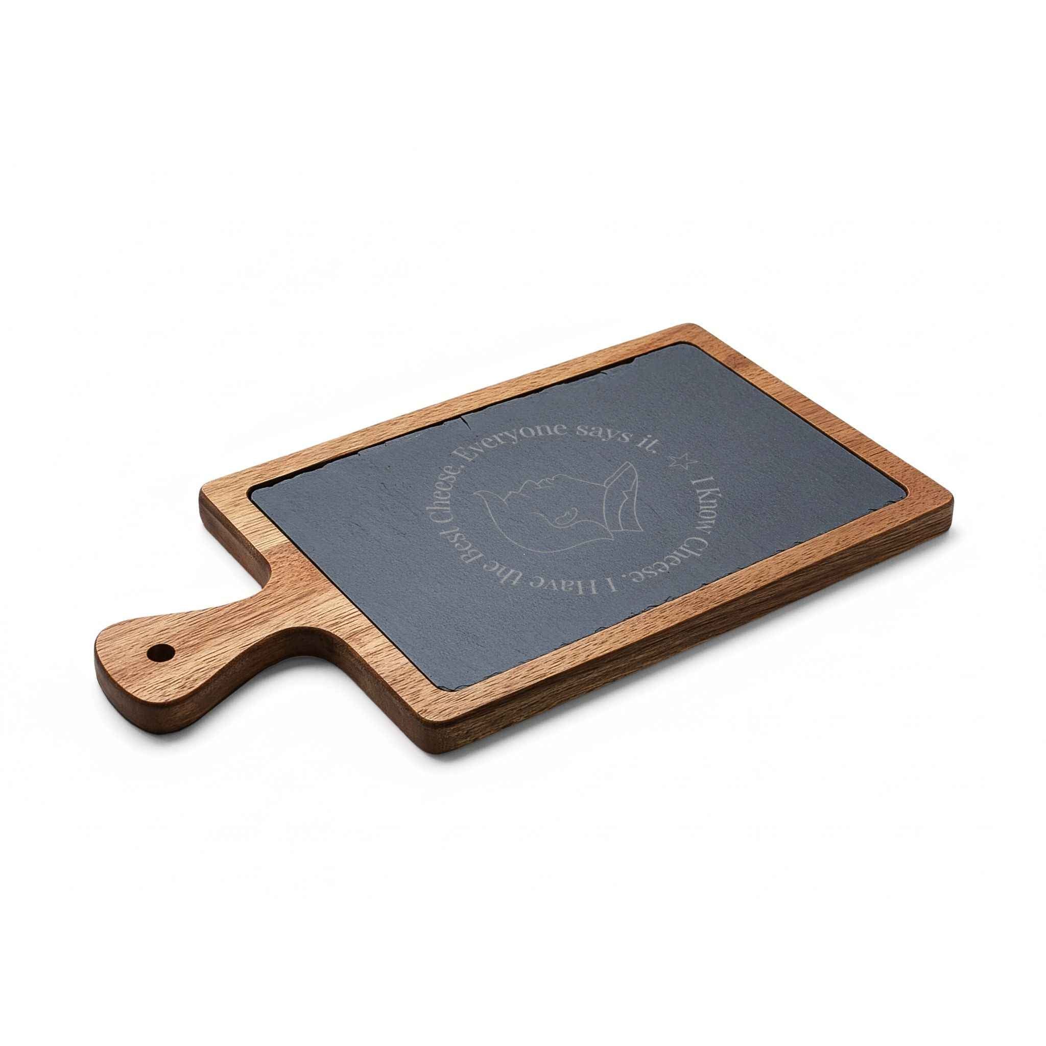 I Know Cheese Charcuterie Board – Funny Engraved Board