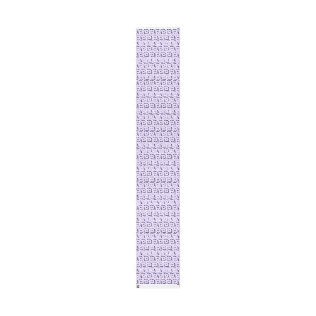 Inspirational Word Wrap – Light Purple Encouragement Gift Wrap