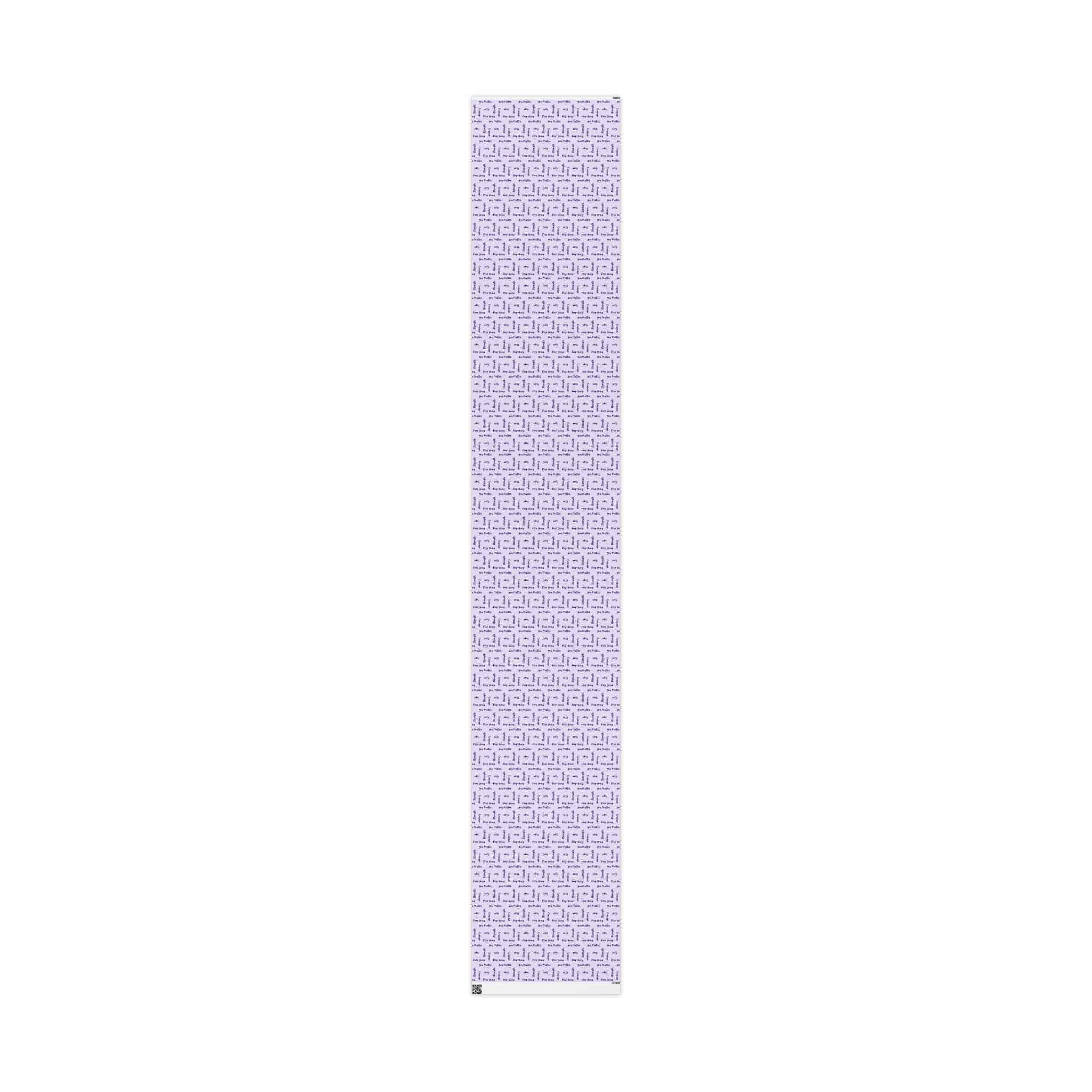 Inspirational Word Wrap – Light Purple Encouragement Gift Wrap