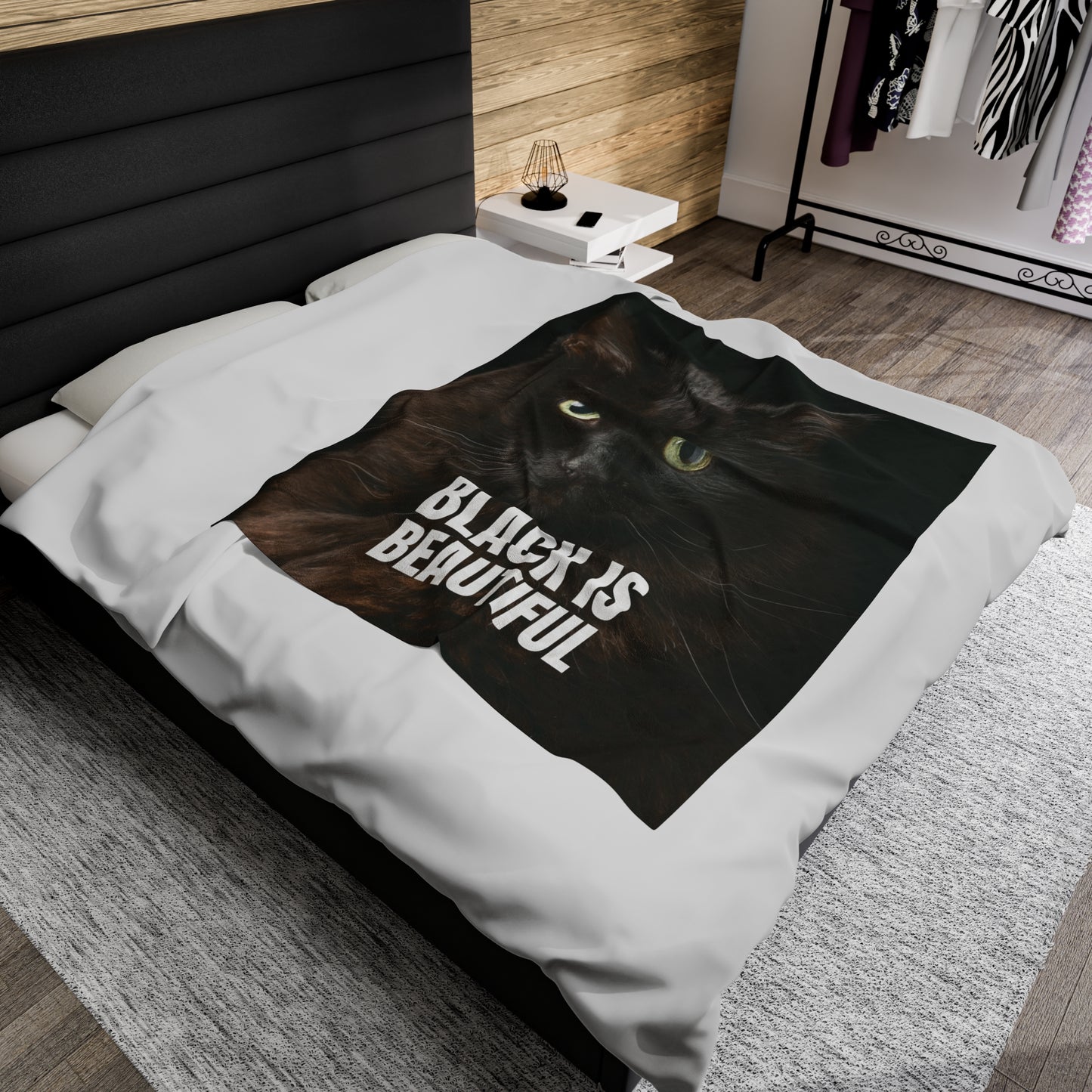 Black is Beautiful Velveteen Plush Blanket