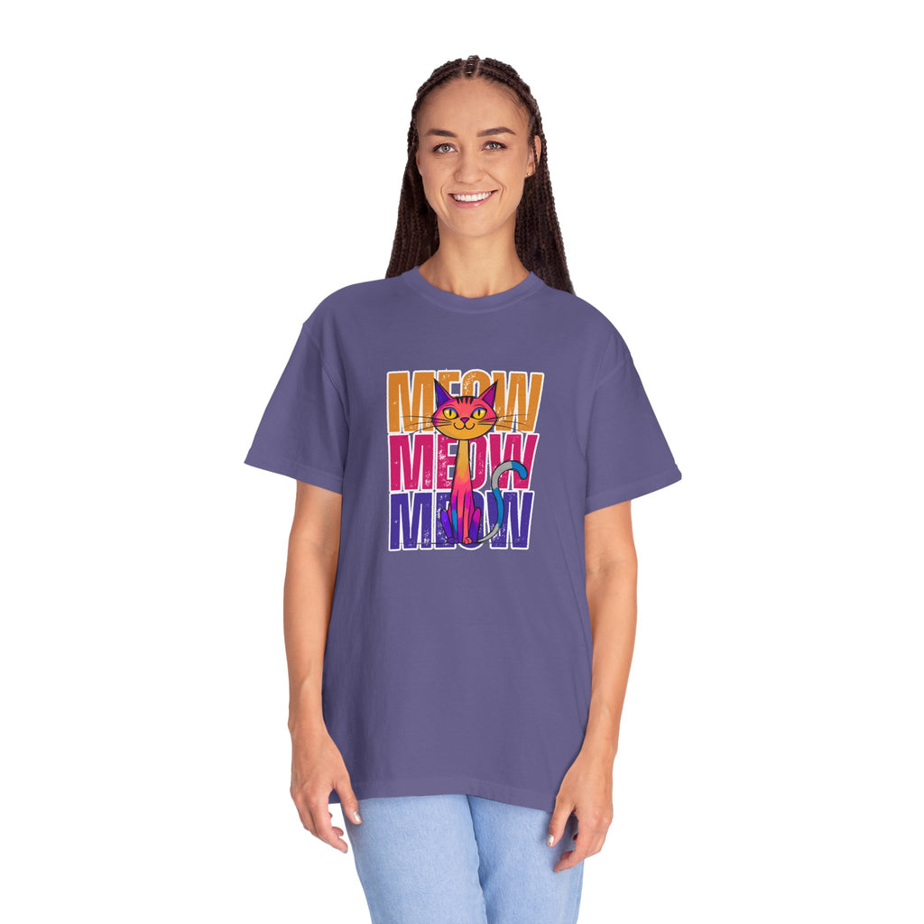 Meow Vibes Unisex T-Shirt | Funny Cat Tee