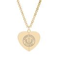 Hidden Feelings Division Hidden Message Heart Necklace | “Still Here”