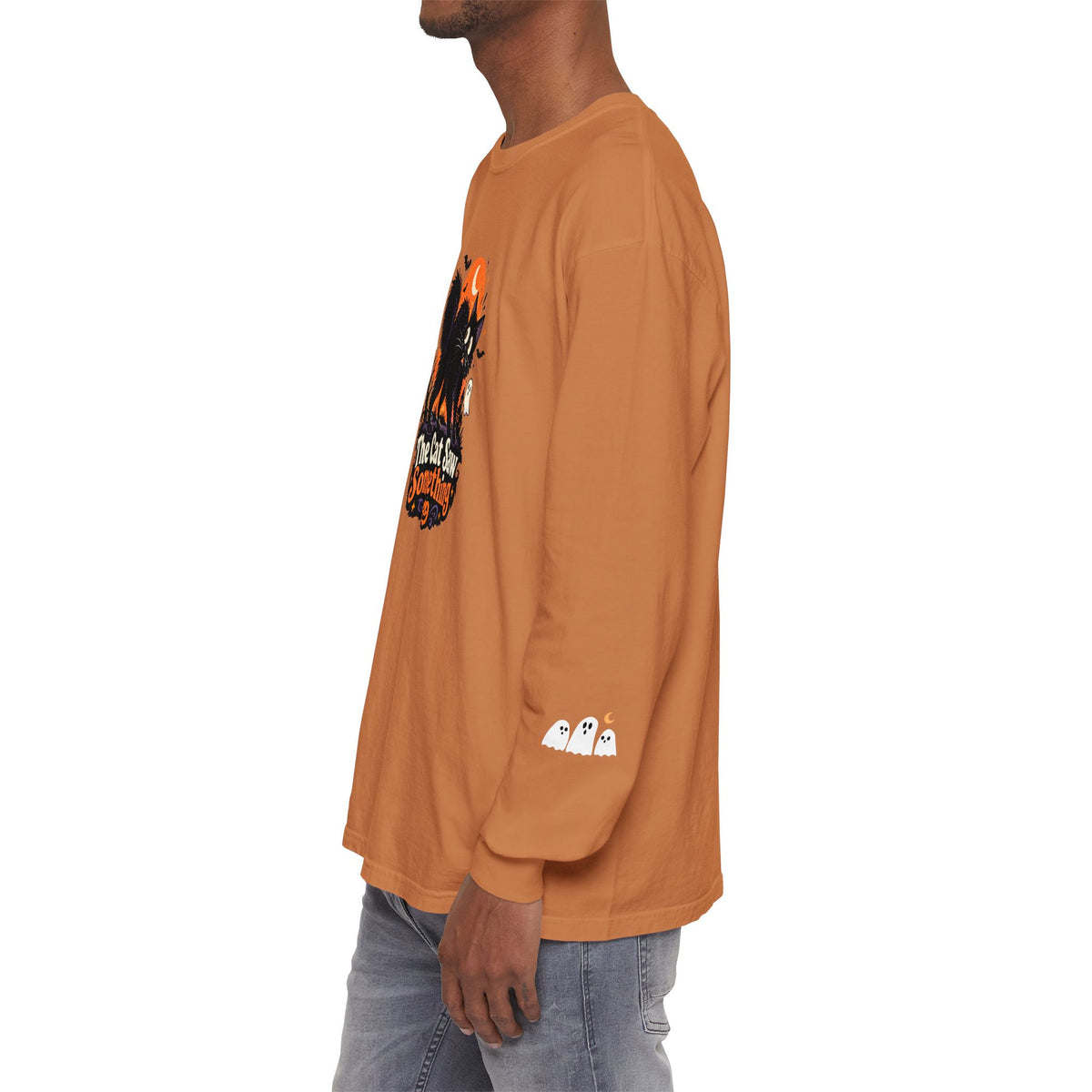 The Cat Saw Something Halloween Long Sleeve Shirt