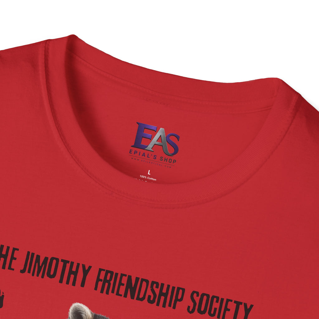 The Jimothy Friendship Society T-Shirt | Raccoon and Kitten Tee