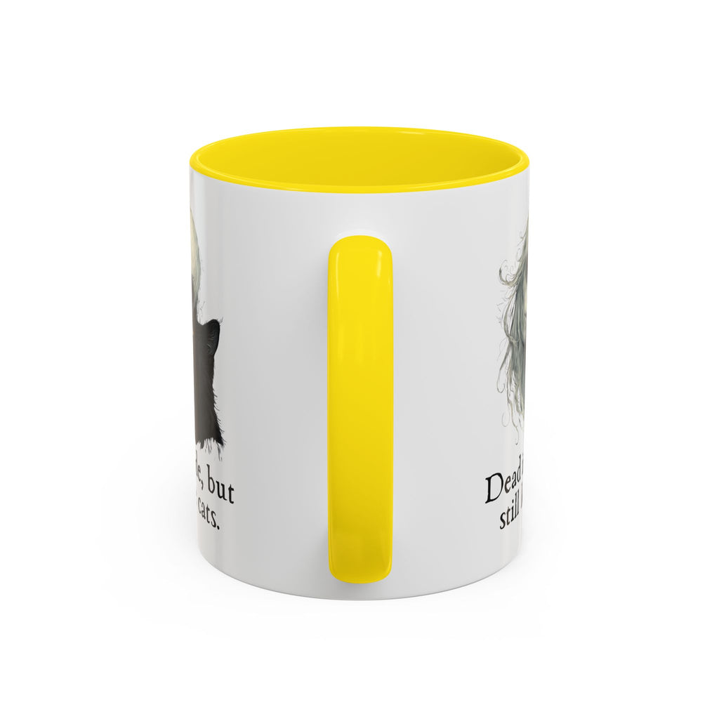 Spooky Dead Inside Cat Lover Coffee Mug