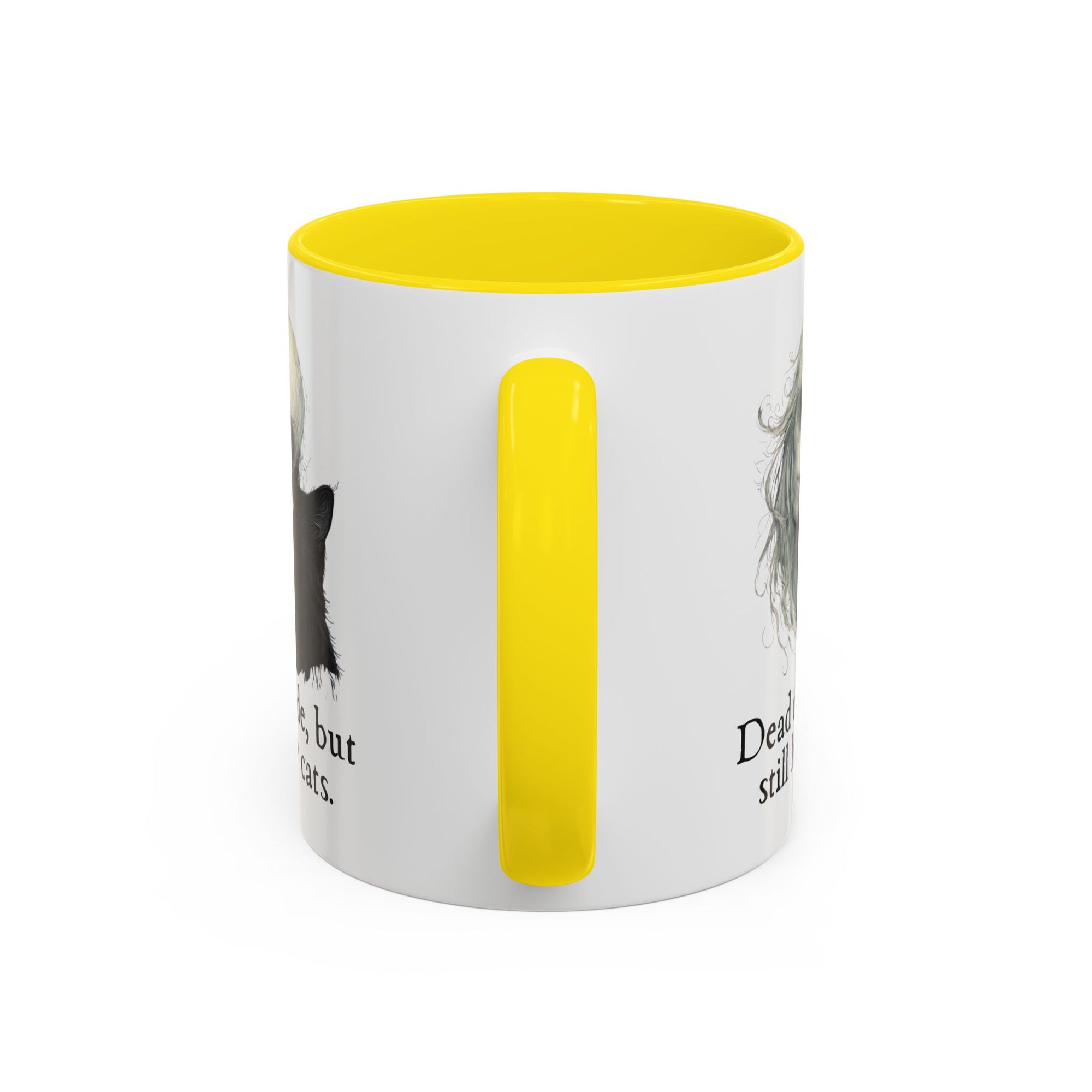 Spooky Dead Inside Cat Lover Coffee Mug