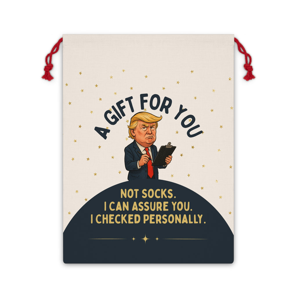 “Not Socks. I Can Assure You.” Gift Bag — Political Parody