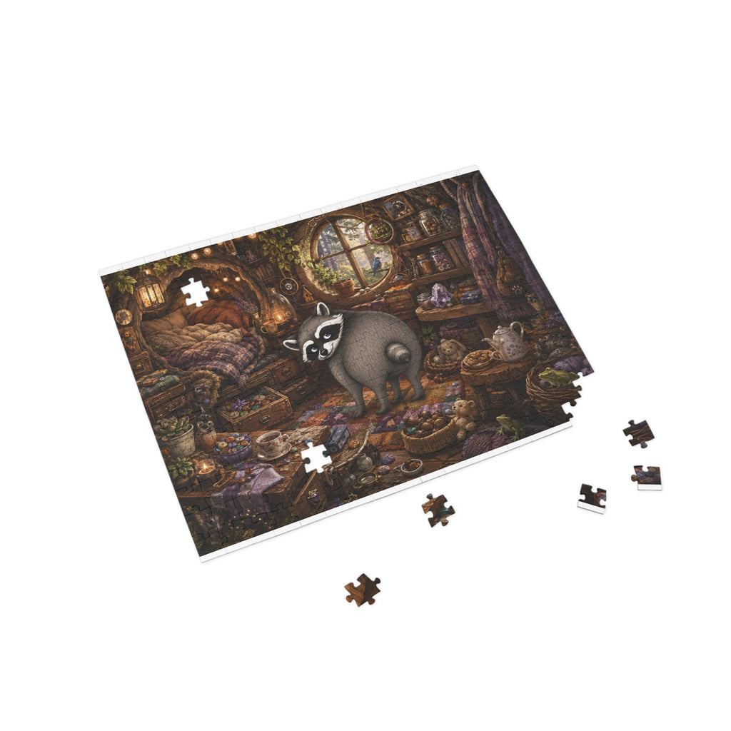 Jimothy’s Cozy Woodland Hideaway Jigsaw Puzzle (96/252/500/1000 pcs)
