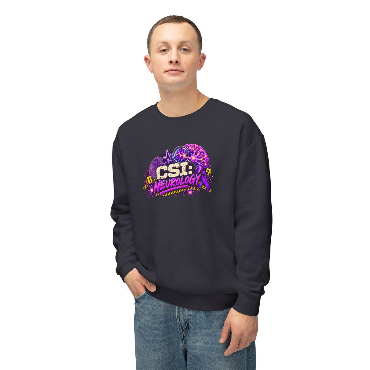 CSI: Neurology Epilepsy Awareness Lightweight Crewneck Sweatshirt