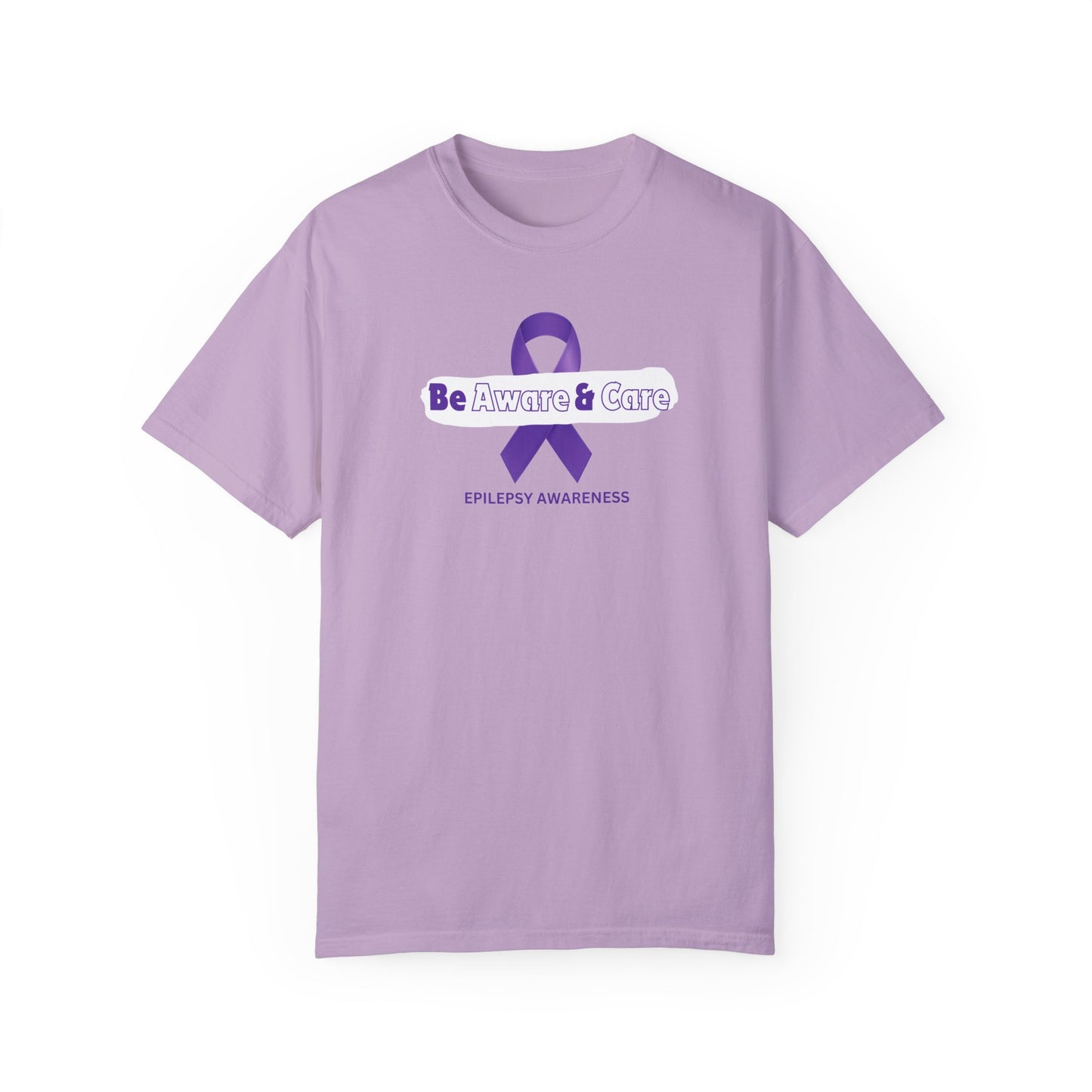 Be Aware Unisex Garment - Dyed T - shirt - T - Shirt - Epileptic Al’s Shop