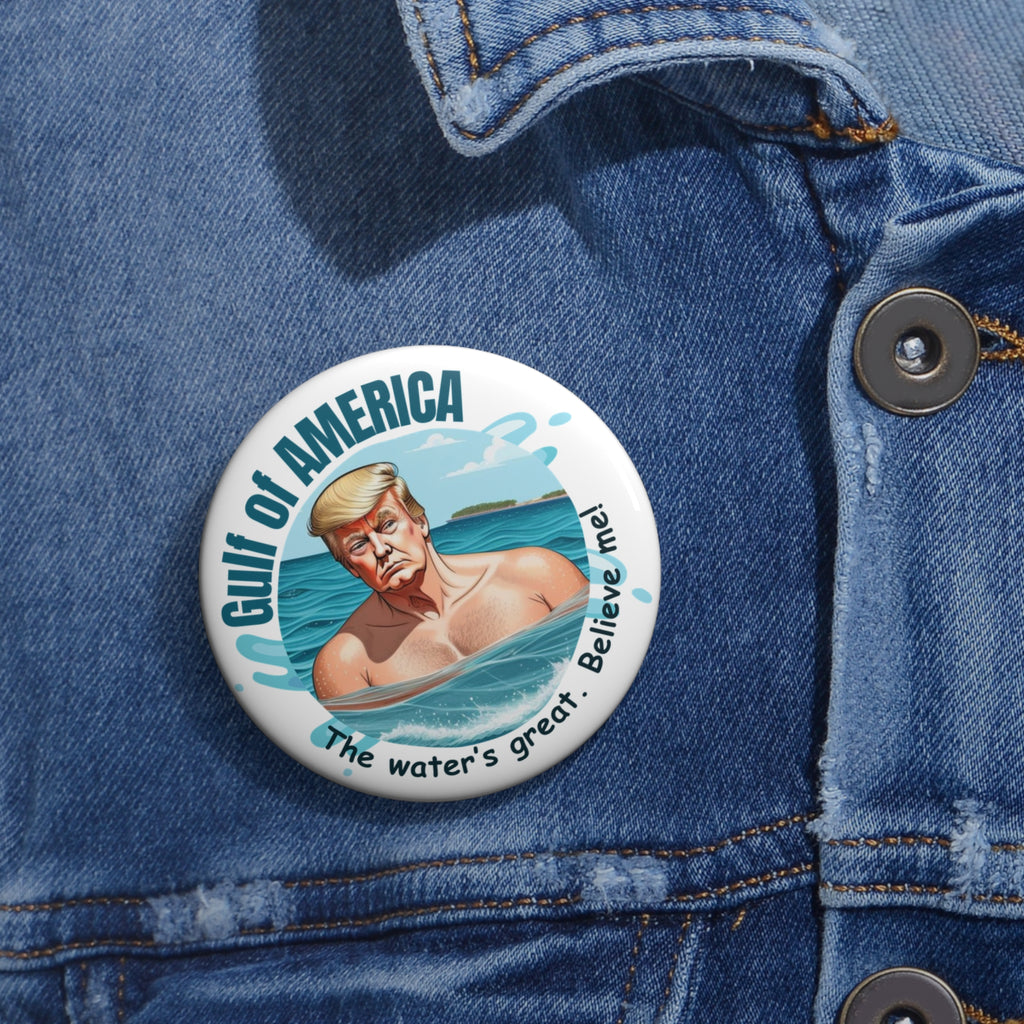 American Gulf Pin Buttons - Water is Great