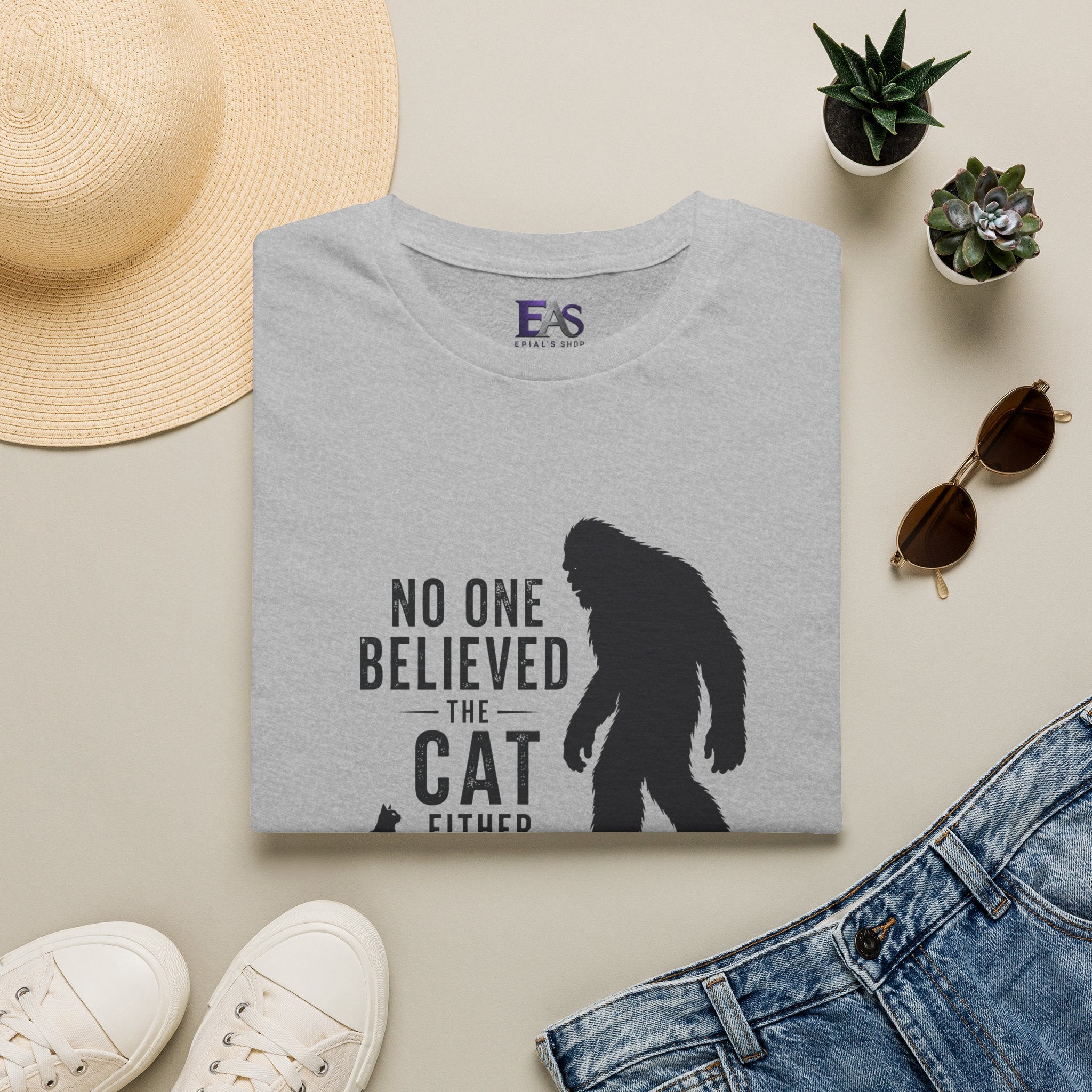 No One Believed the Cat Either T-Shirt