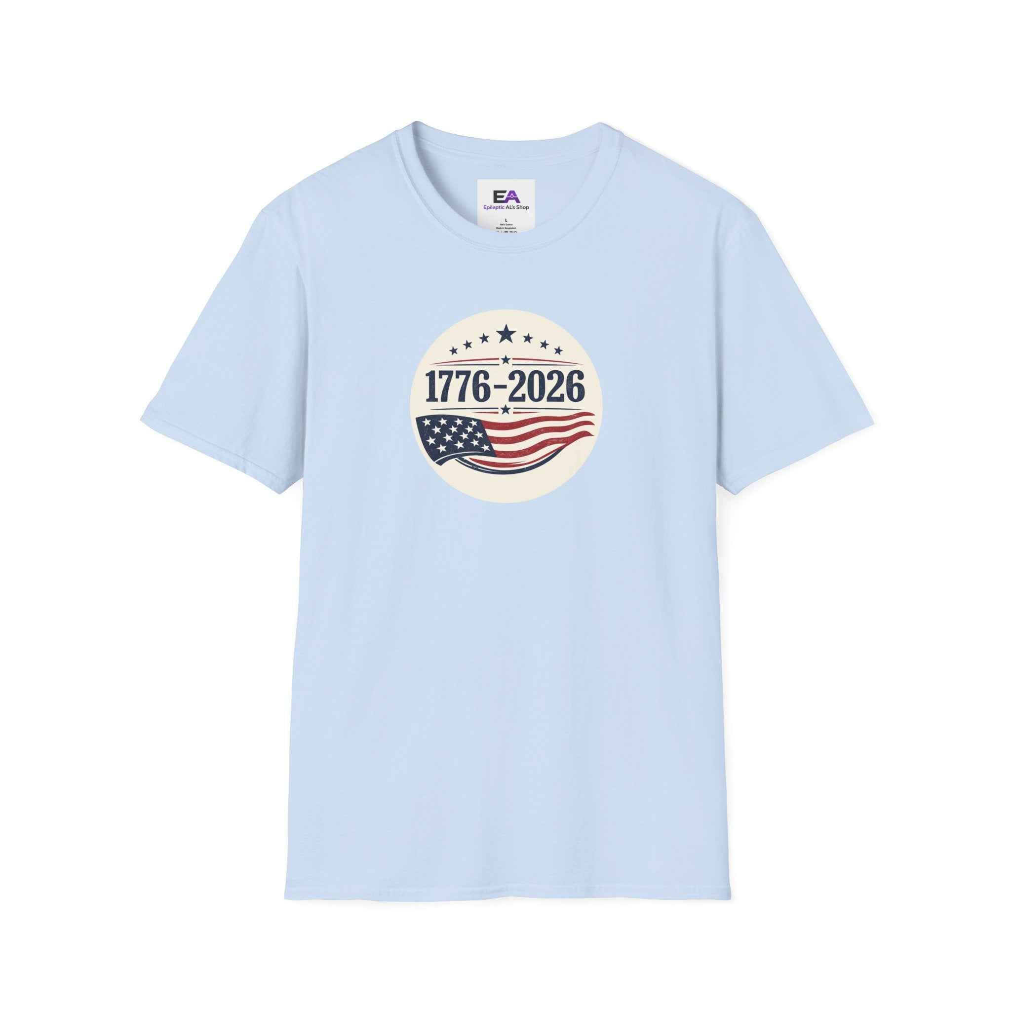 1776–2026 Patriotic T-Shirt | Vintage Americana USA Anniversary Tee