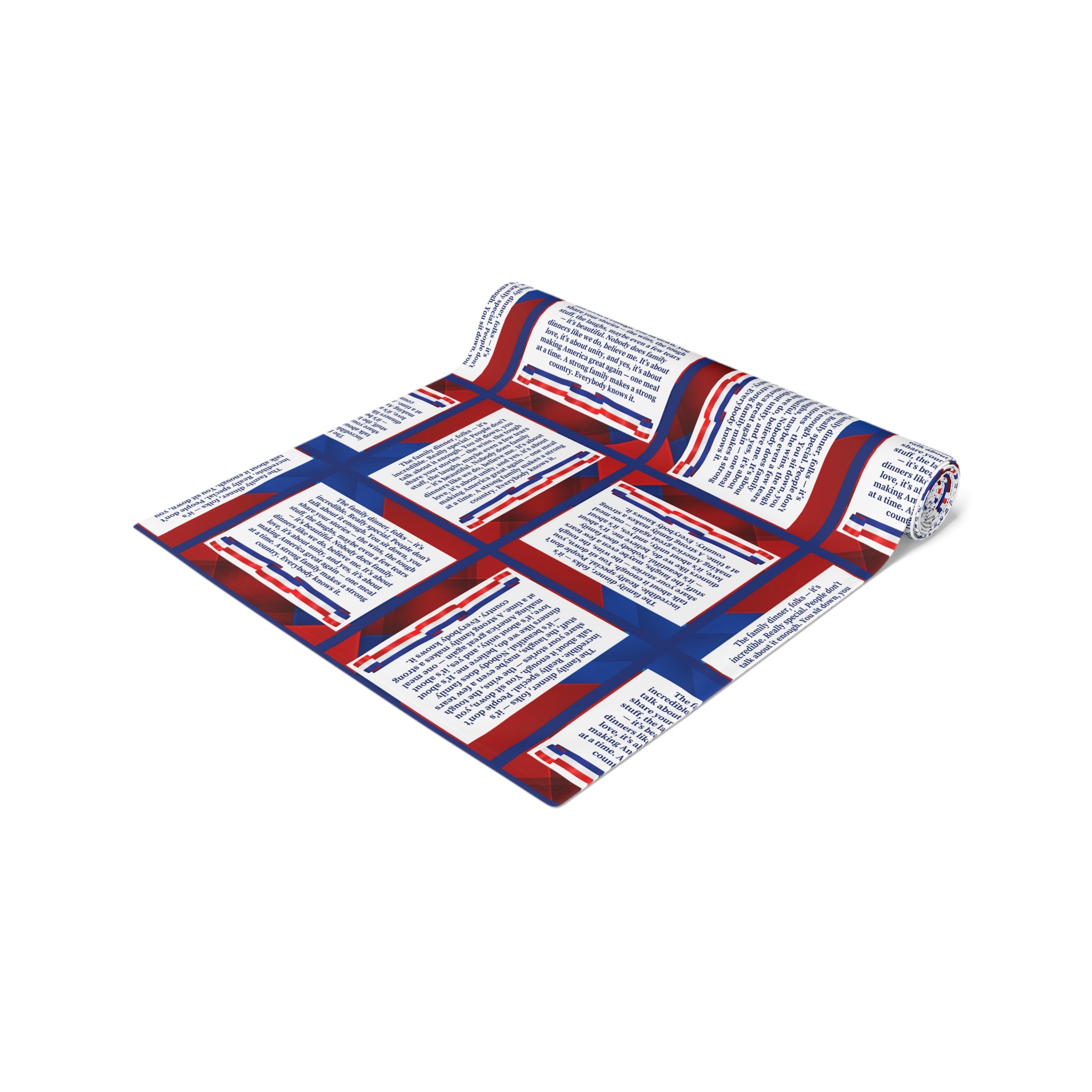 Make Family Dinners Great Again Parody Table Runner – Funny Political Décor