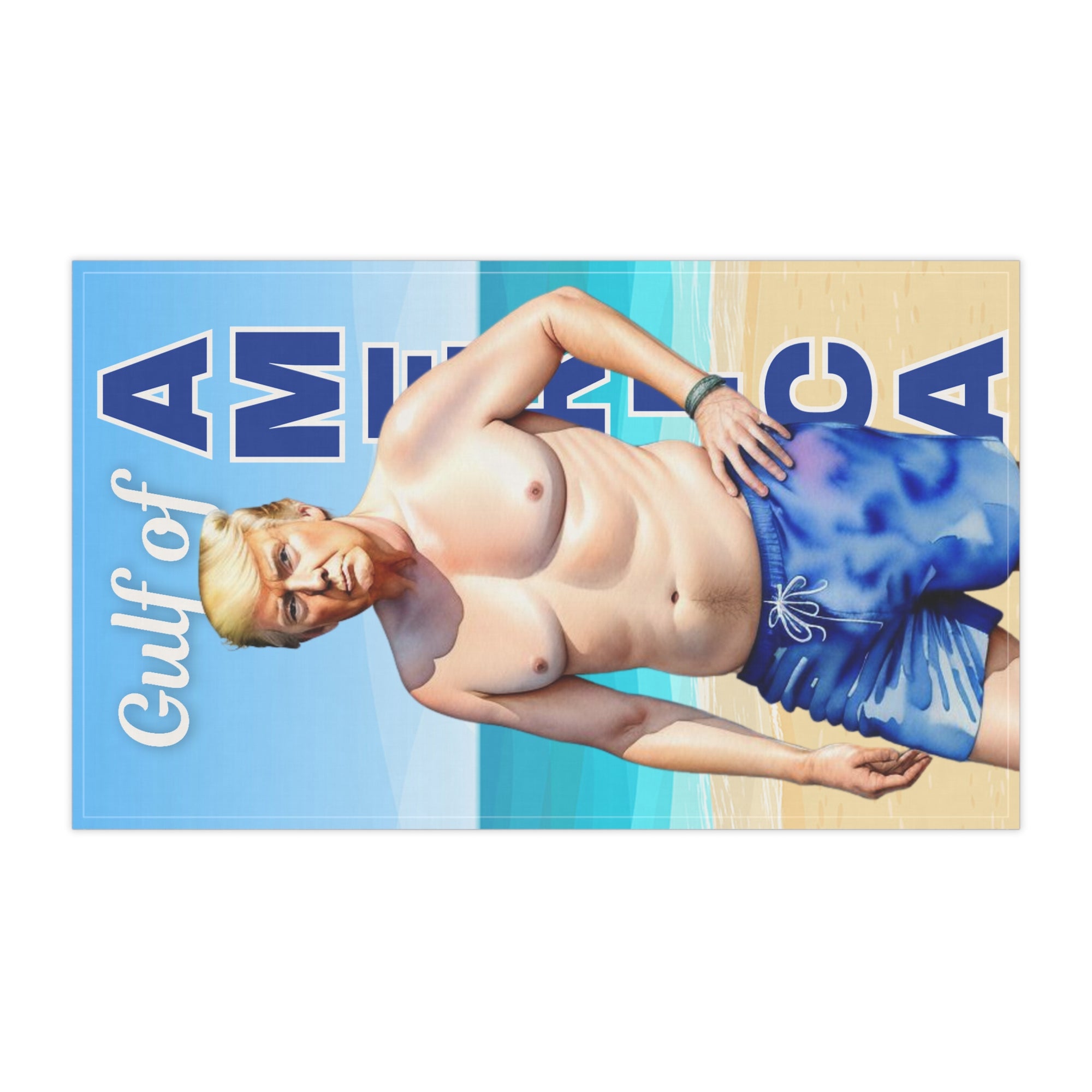 Humorous Beach-Themed Tea Towels - American Gulf Design