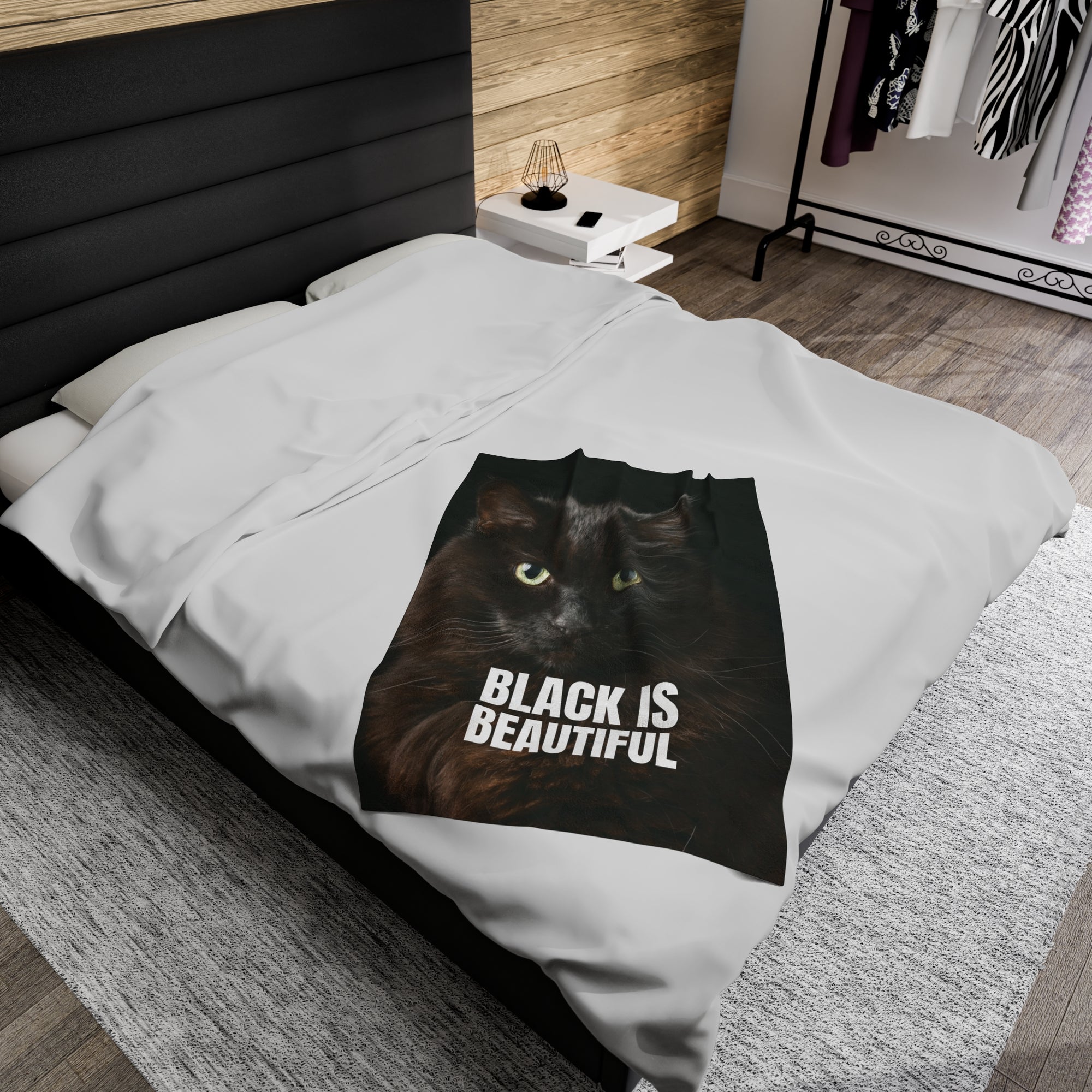 Black is Beautiful Velveteen Plush Blanket