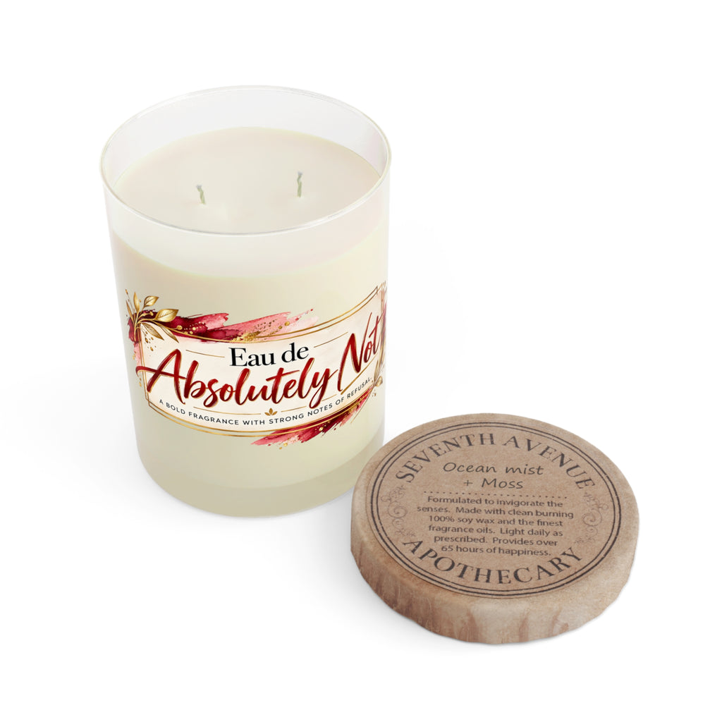 Eau de Absolutely Not Scented Candle | Funny Luxury-Inspired Soy Wax Candle