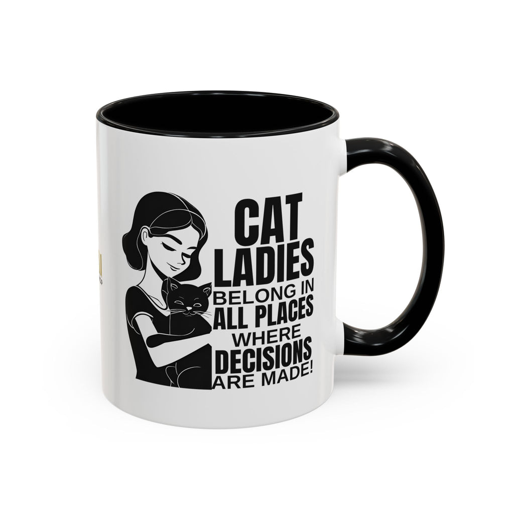 Cat Ladies Belong Accent Mug