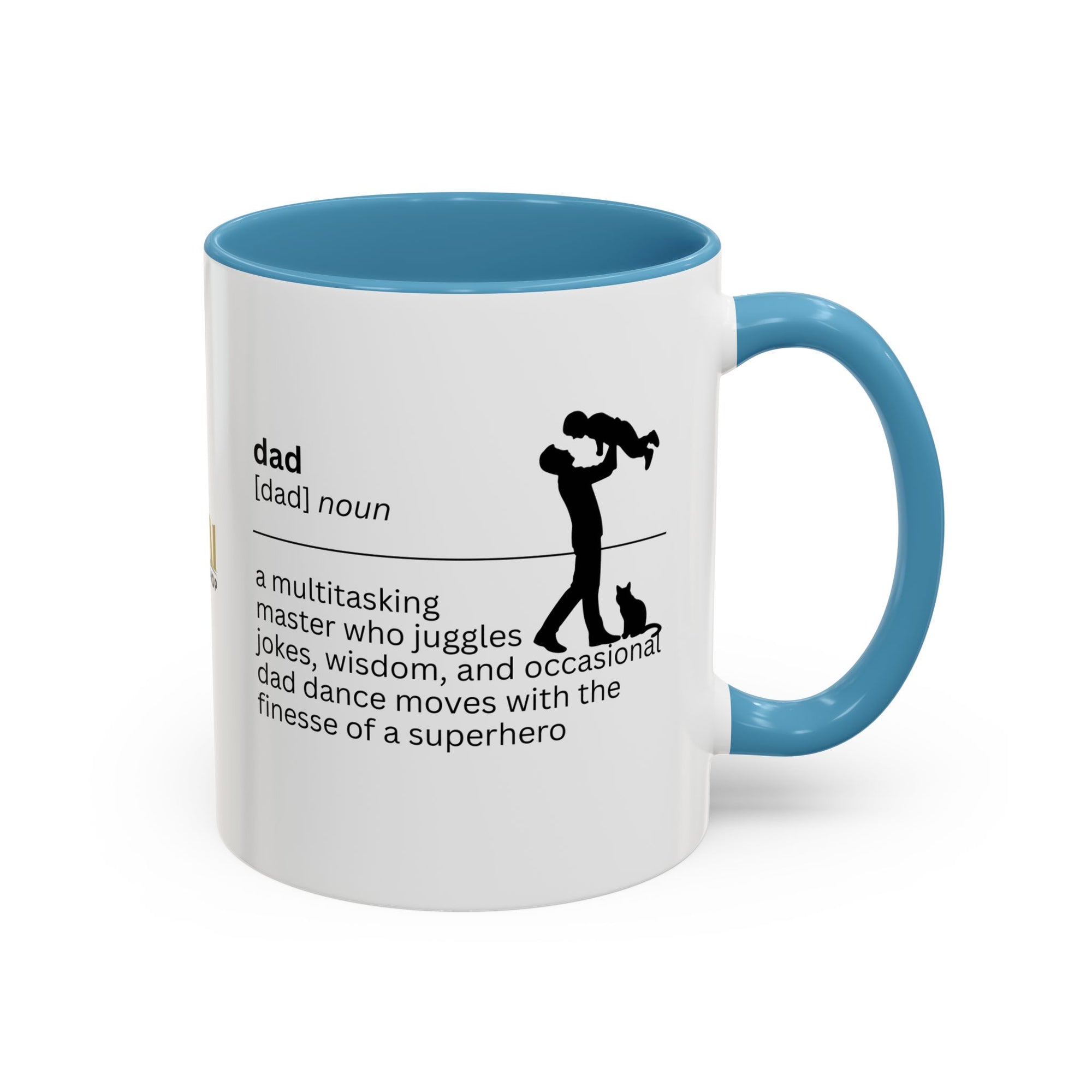 Dad Multitasking Accent Coffee Mug - Perfect Gift for Dads