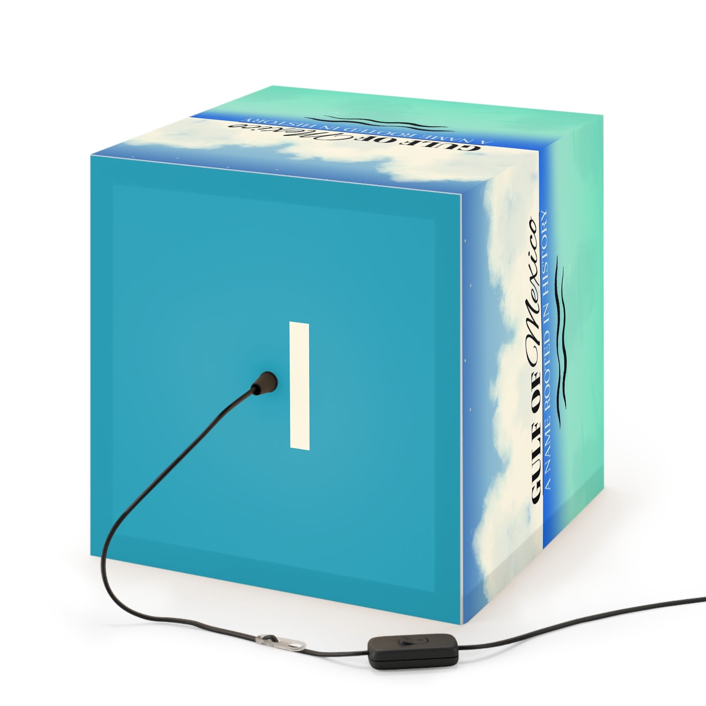 Gulf of Mexico Light Cube Lamp