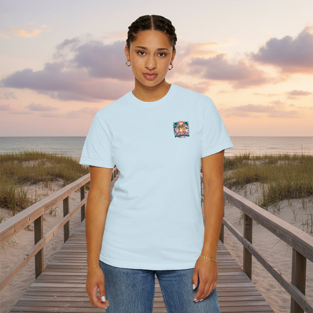 Furreal Cat Sunset Tee | Cool Cats, No Explanation Unisex T-Shirt