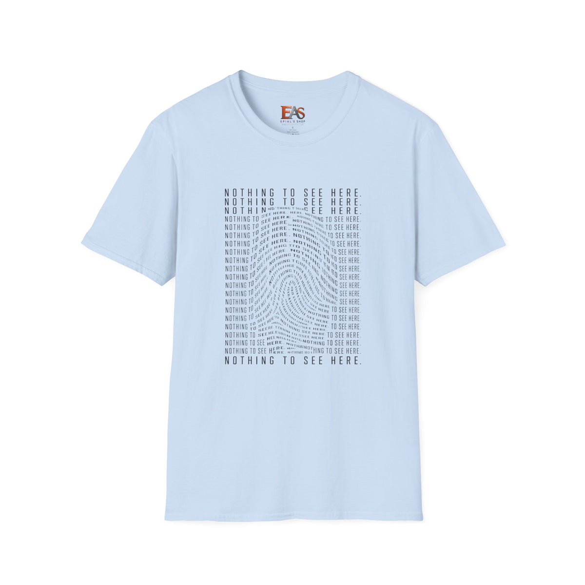Nothing to See Here T-Shirt | Hidden Fingerprint True Crime & Internet Sleuth Tee