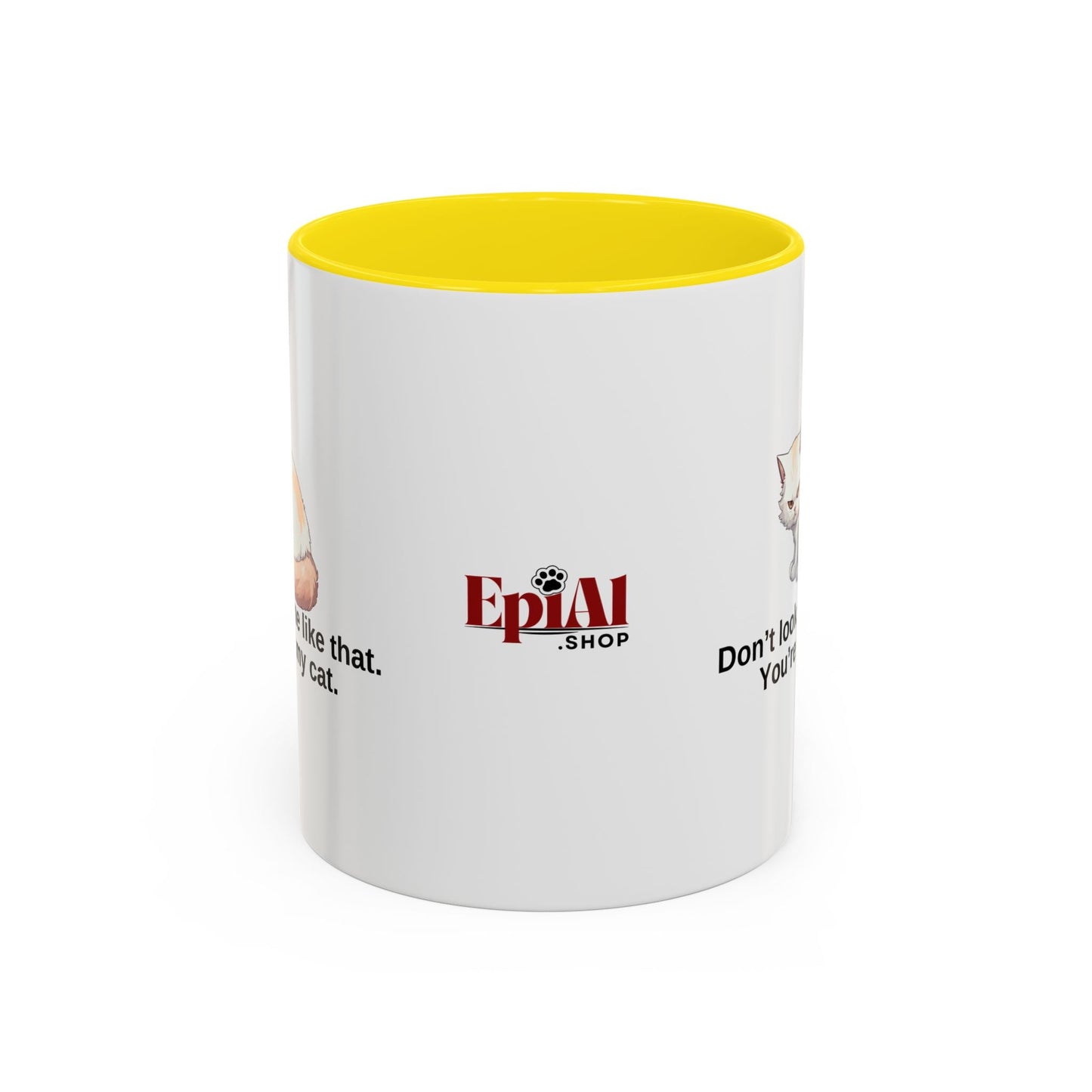 Humorous Cat Lover's Coffee Mug - 11/15oz Accent Mug Printify