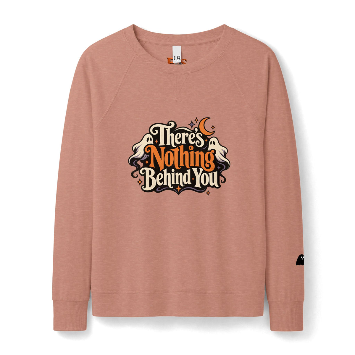 There’s Nothing Behind You Halloween Lightweight Crewneck