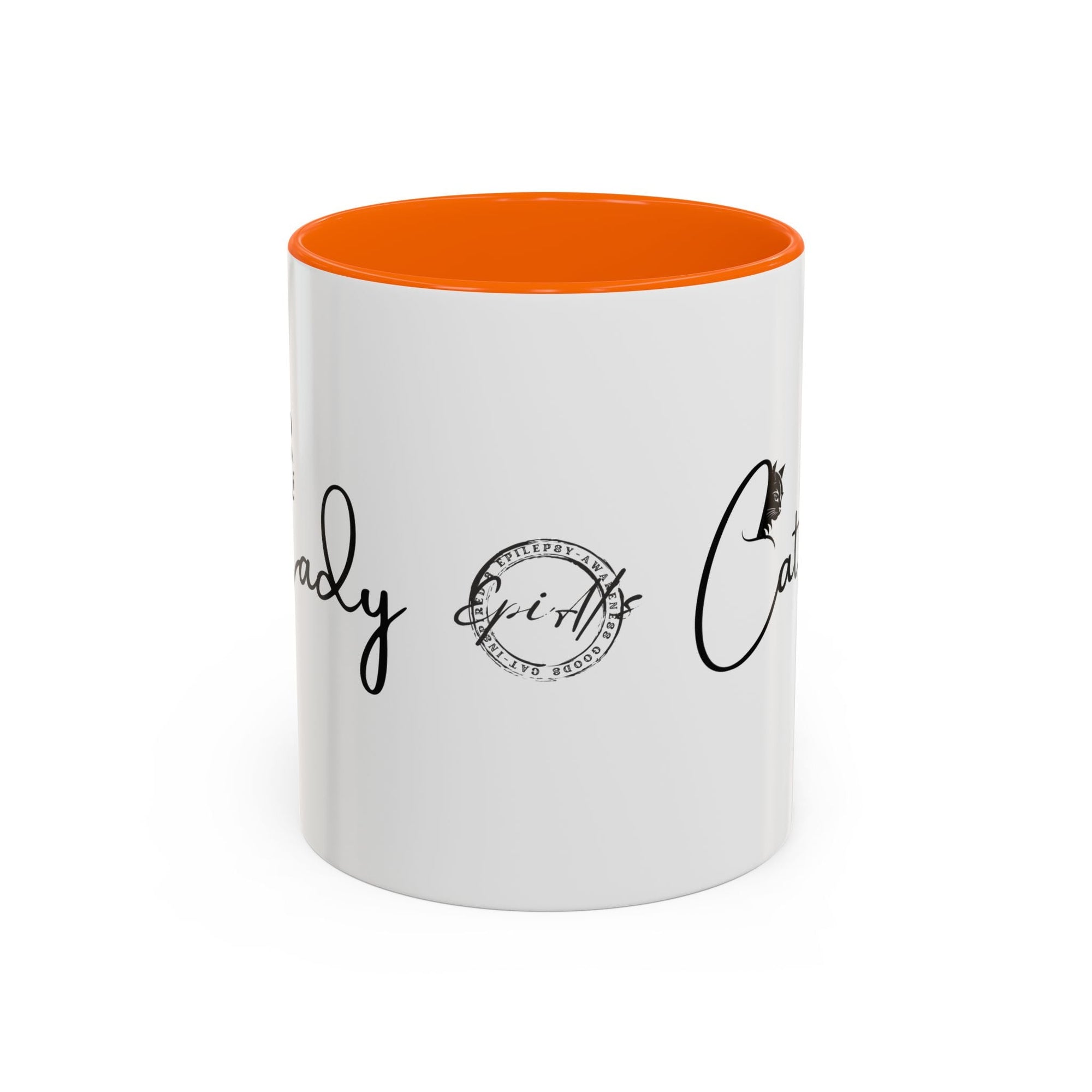 Cat Lady Accent Coffee Mug - Perfect Gift for Cat Lovers Printify
